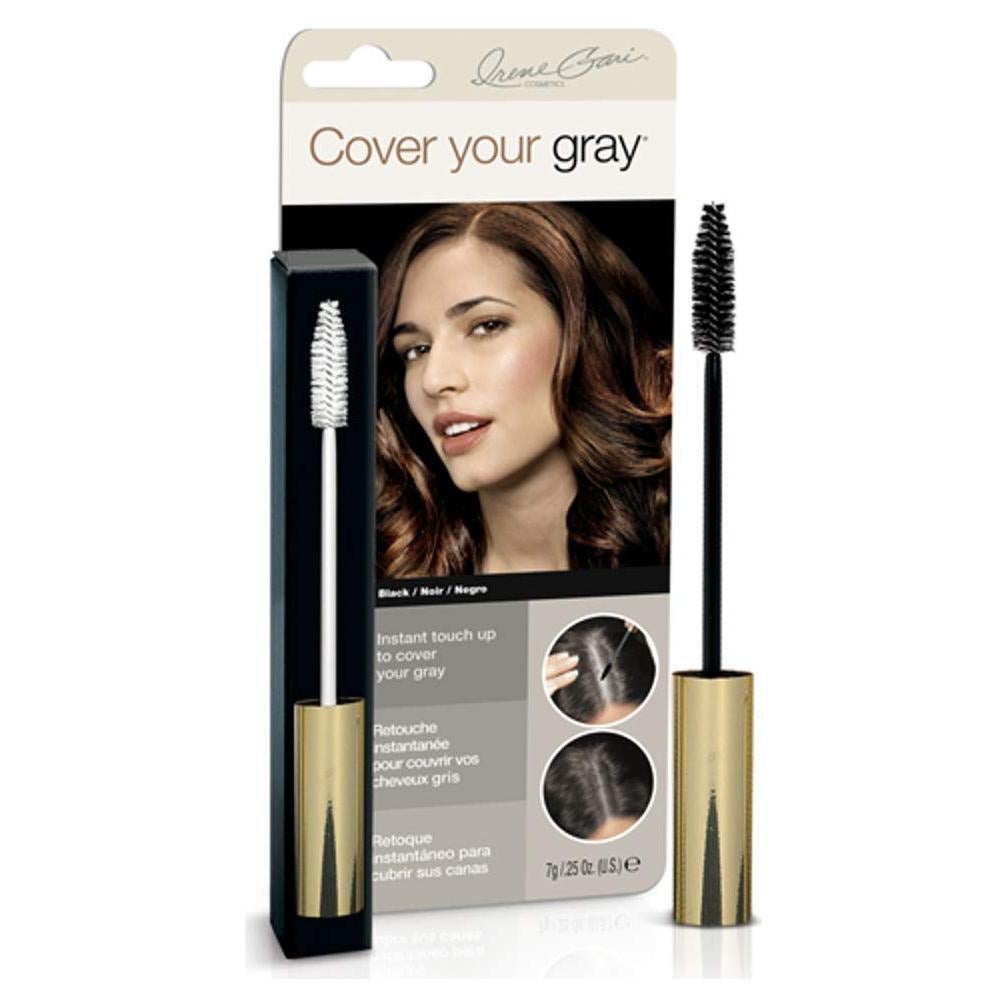 Cubrir Cabello Gris Varita Brocha Fisk - Negro (Paquete de 2)