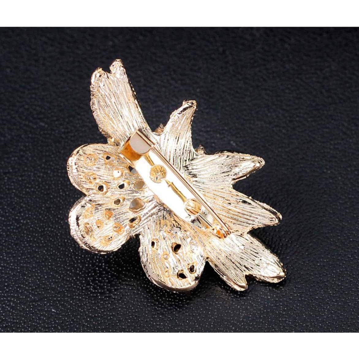 Ezing Lote 24 Broches de Cristal Brillante para Ramo de Boda