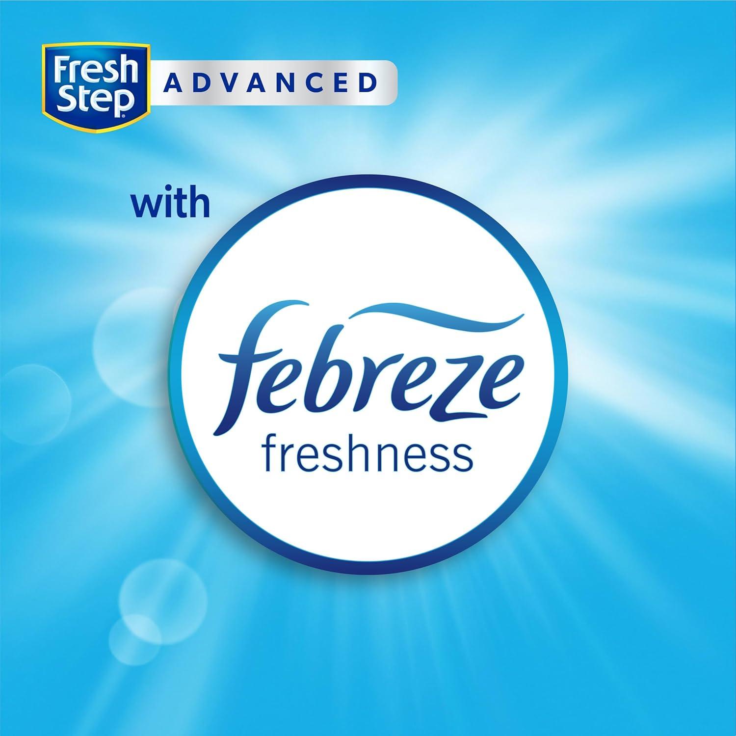 Arena Aglomerante para Gatos Fresh Step 37 lbs con Febreze