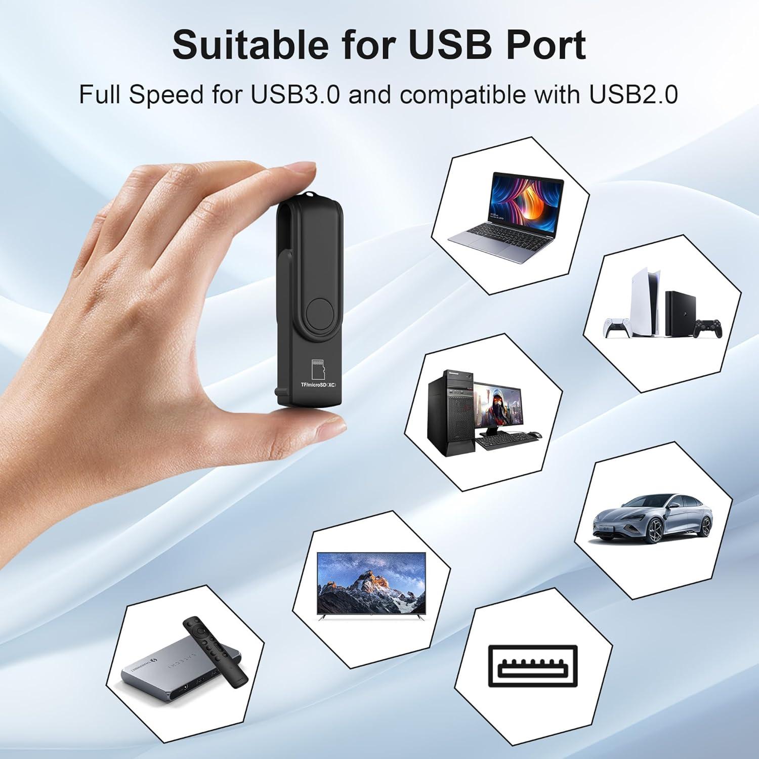 Lector de Tarjeta Micro SD y USB 3.0 Rytaki Pro 64GB