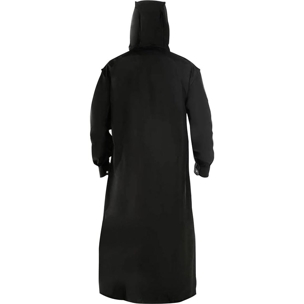 Abrigo de Lluvia Reutilizable EVA AIMLYXEE Negro Largo Hombre