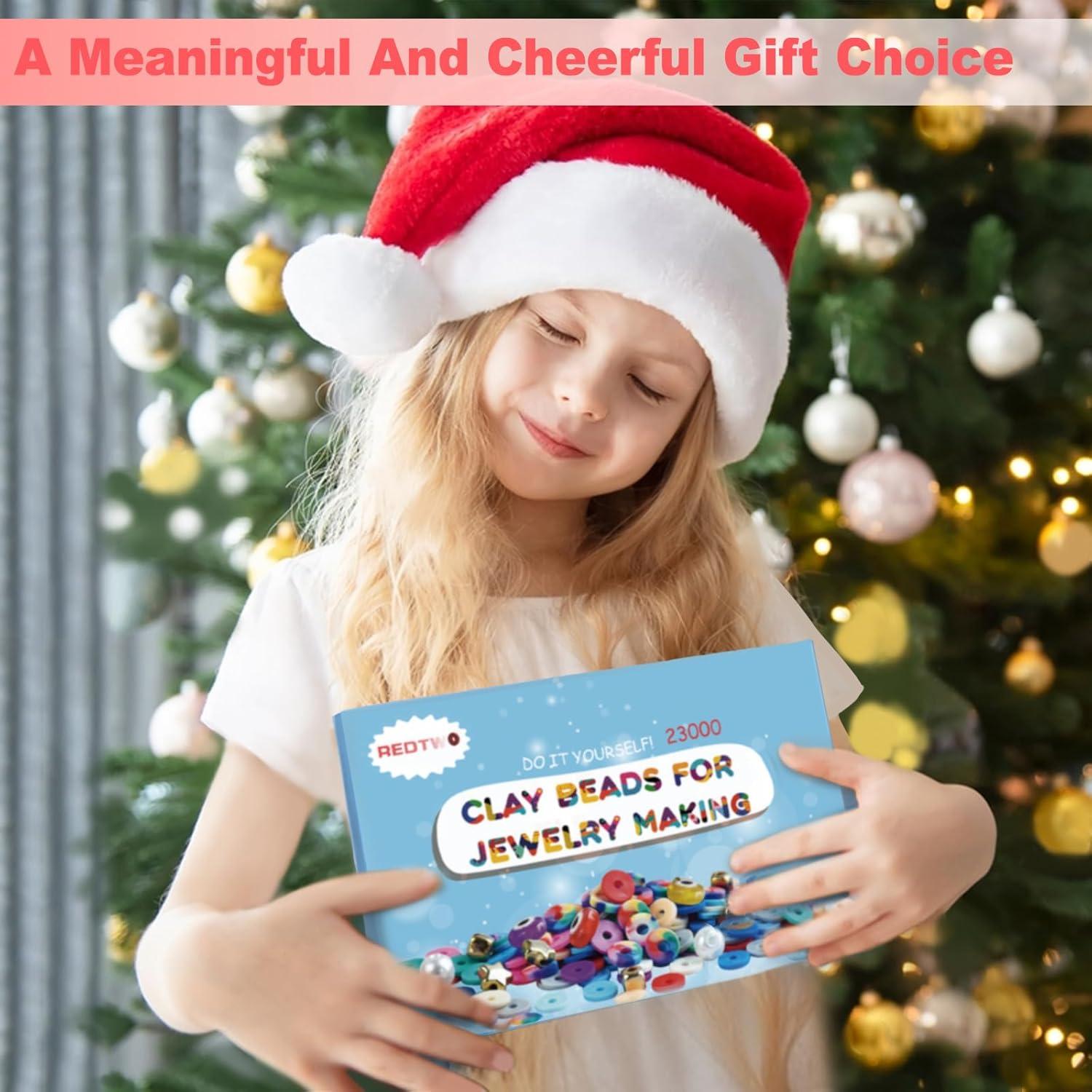 Kit de Fabricación de Pulseras Redtwo 23000 Piezas 144 Colores