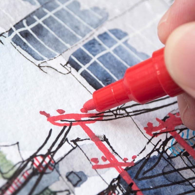 8 Marcadores de Pintura Uni Posca PC-3M Fino Multicolor