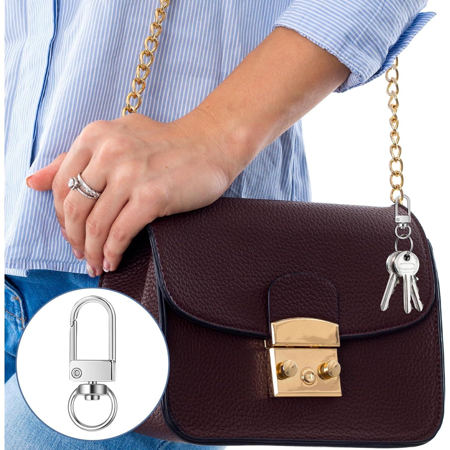 30 Ganchos de Garra de Langosta Plateados Salbsever 33mm