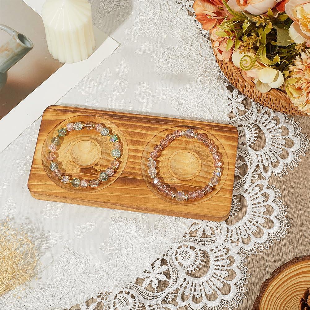 Tableros de Perlas de Madera Beebeecraft 2 Pcs para Joyería DIY