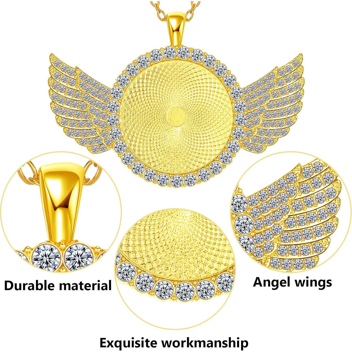 Set 27 Piezas Bandejas Colgantes Hicarer con Bezel Oro