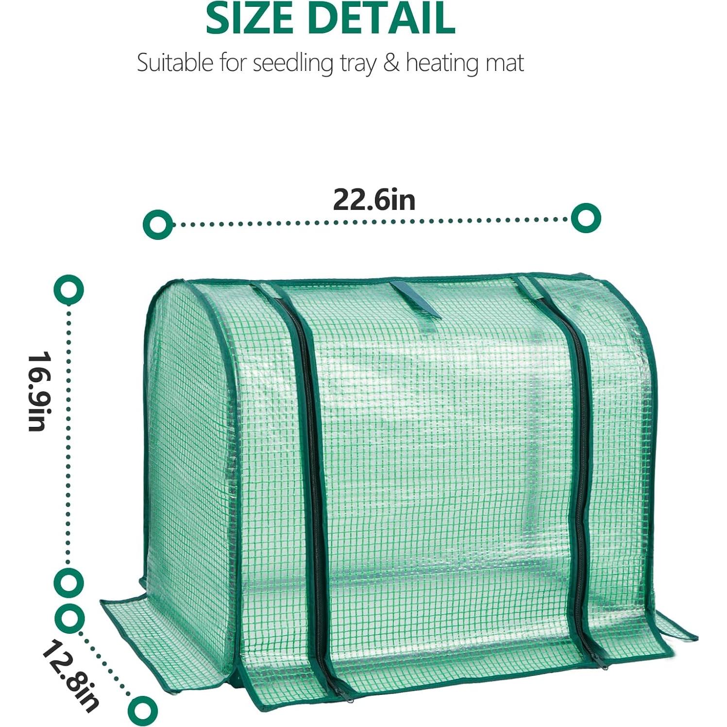 Mini Invernadero Interior SUMGROW 58.4x30.5x41.9 cm Verde