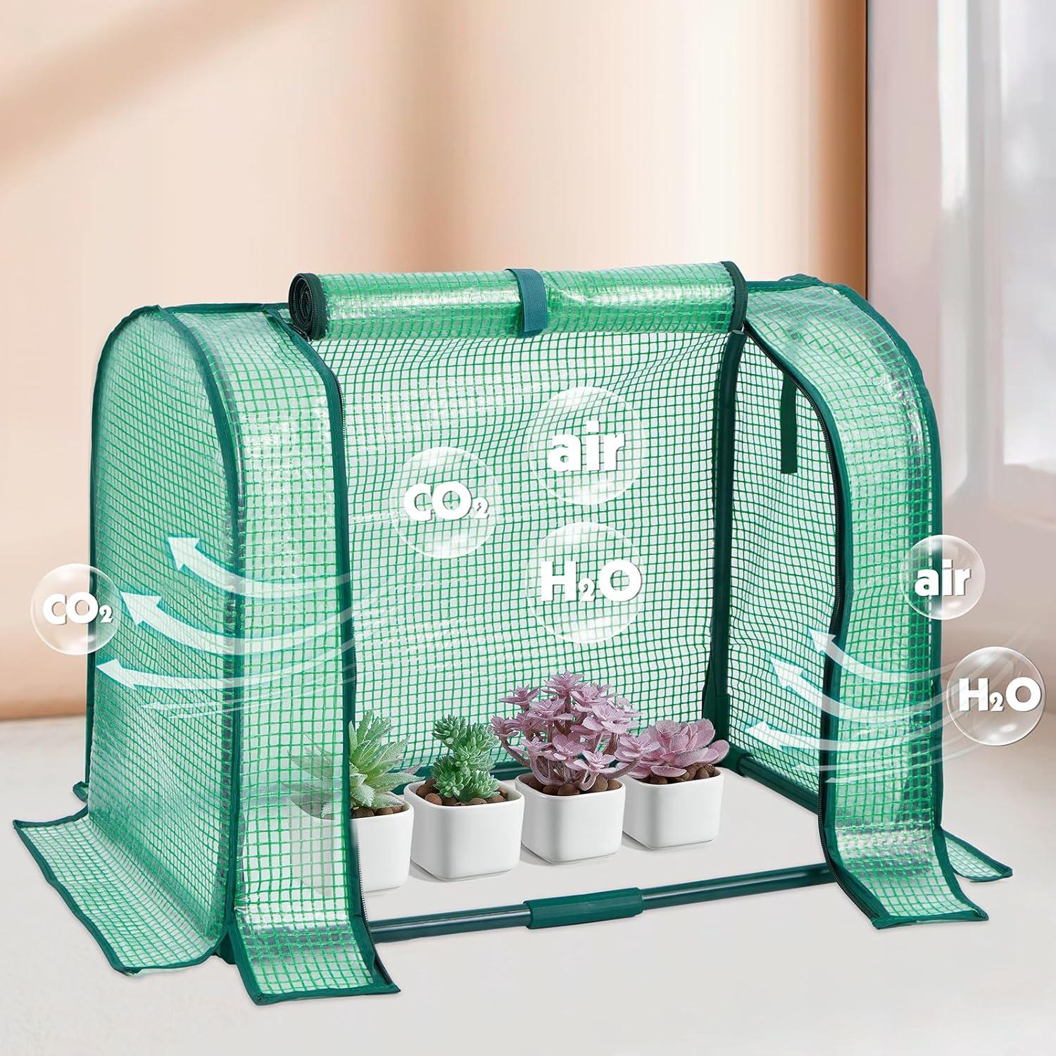 Mini Invernadero Interior SUMGROW 58.4x30.5x41.9 cm Verde