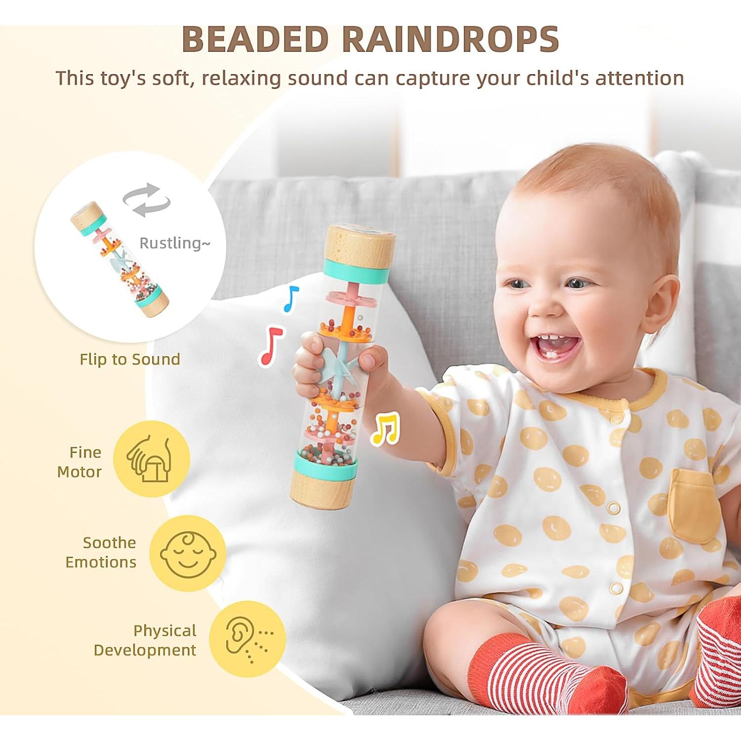 Juguetes Montessori TOOKYLAND Set Educativo 6 en 1 Bebés 0-6 Meses