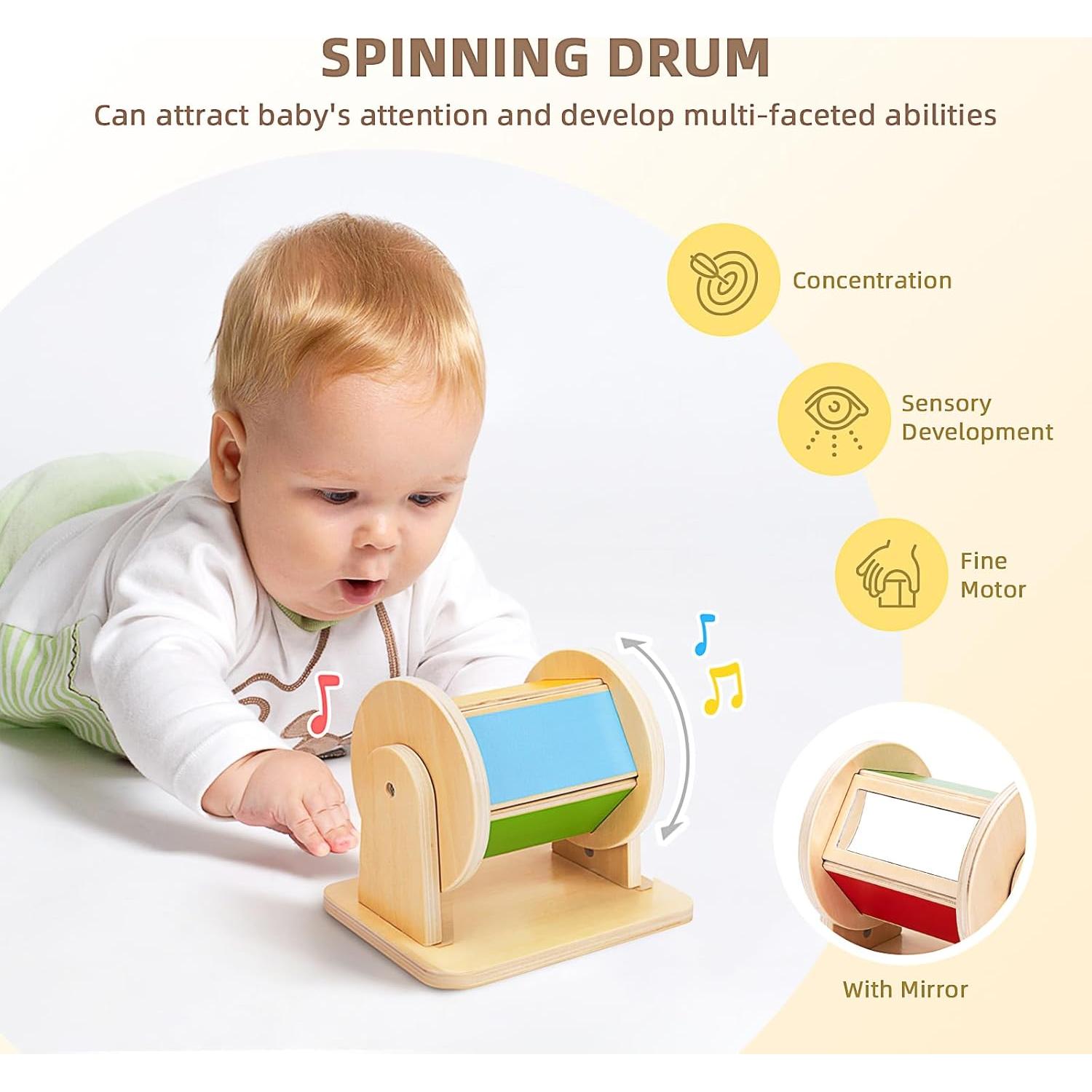 Juguetes Montessori TOOKYLAND Set Educativo 6 en 1 Bebés 0-6 Meses