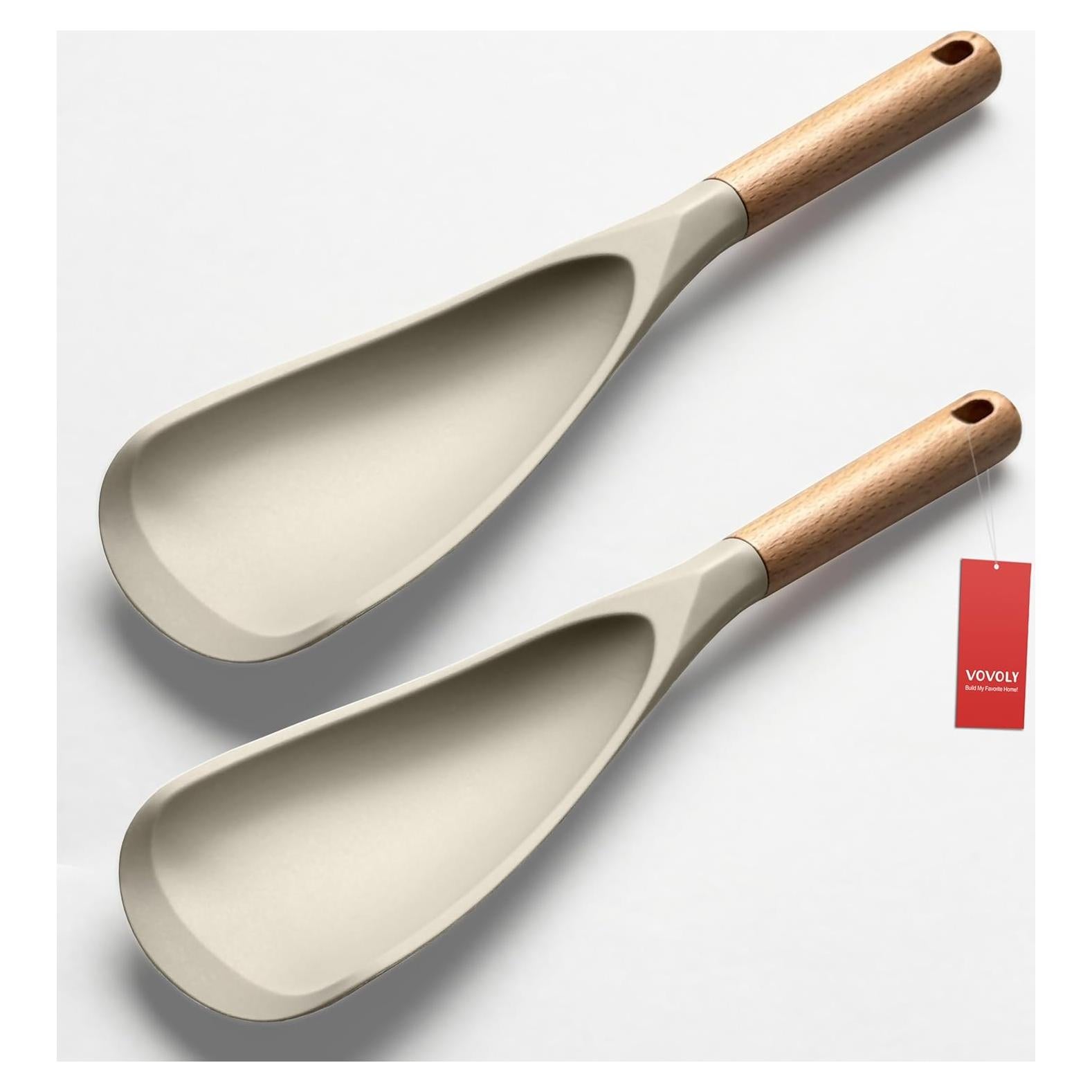 Cuchara de Cocina VOVOLY de Silicona Antiadherente 29 cm - 2 Pzs