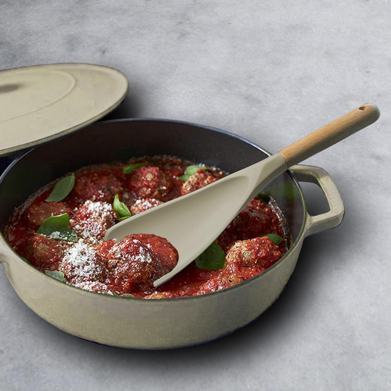 Cuchara de Cocina VOVOLY de Silicona Antiadherente 29 cm - 2 Pzs