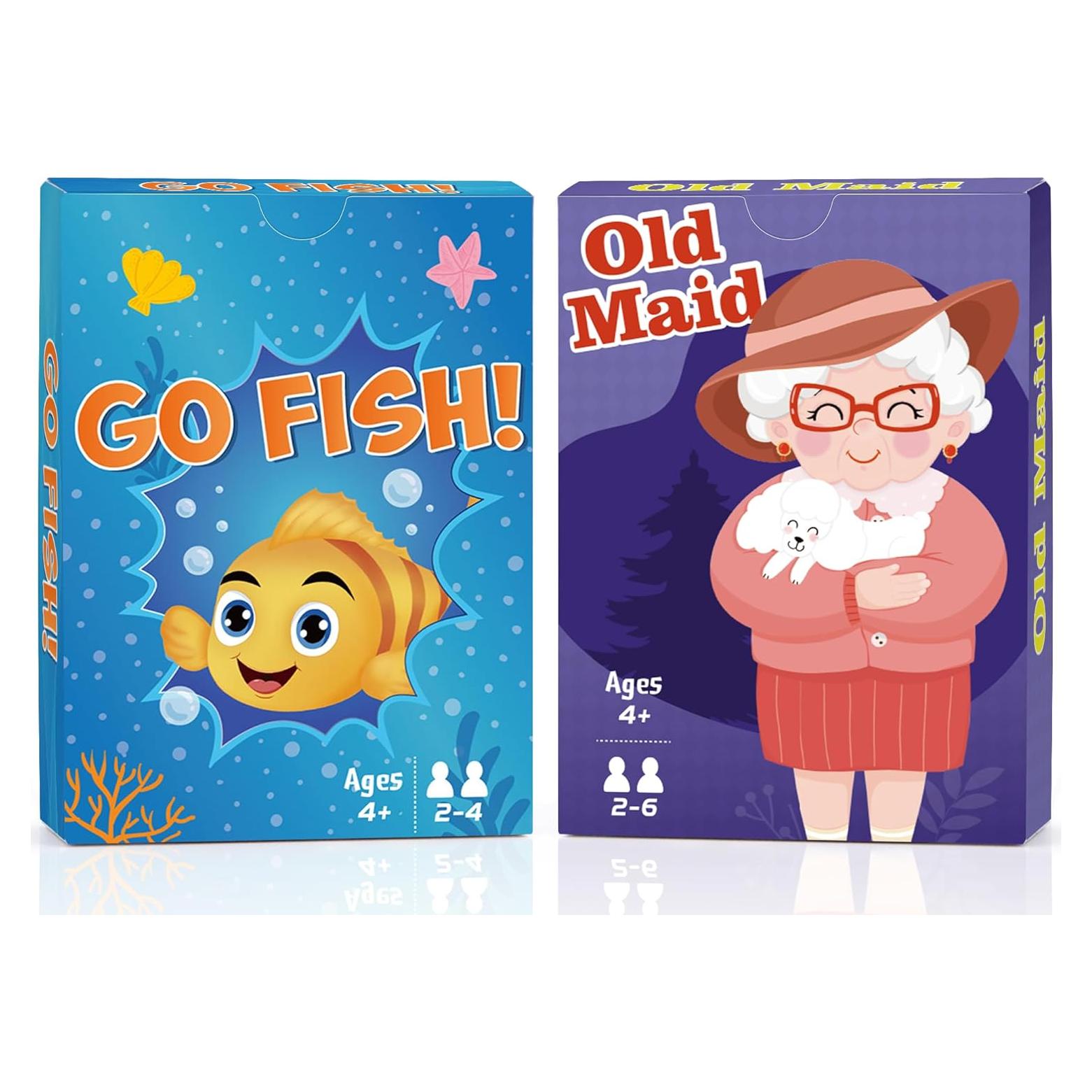 Juegos de Cartas Clásicos Timenued - Ve a Pescar y Vieja Sucia