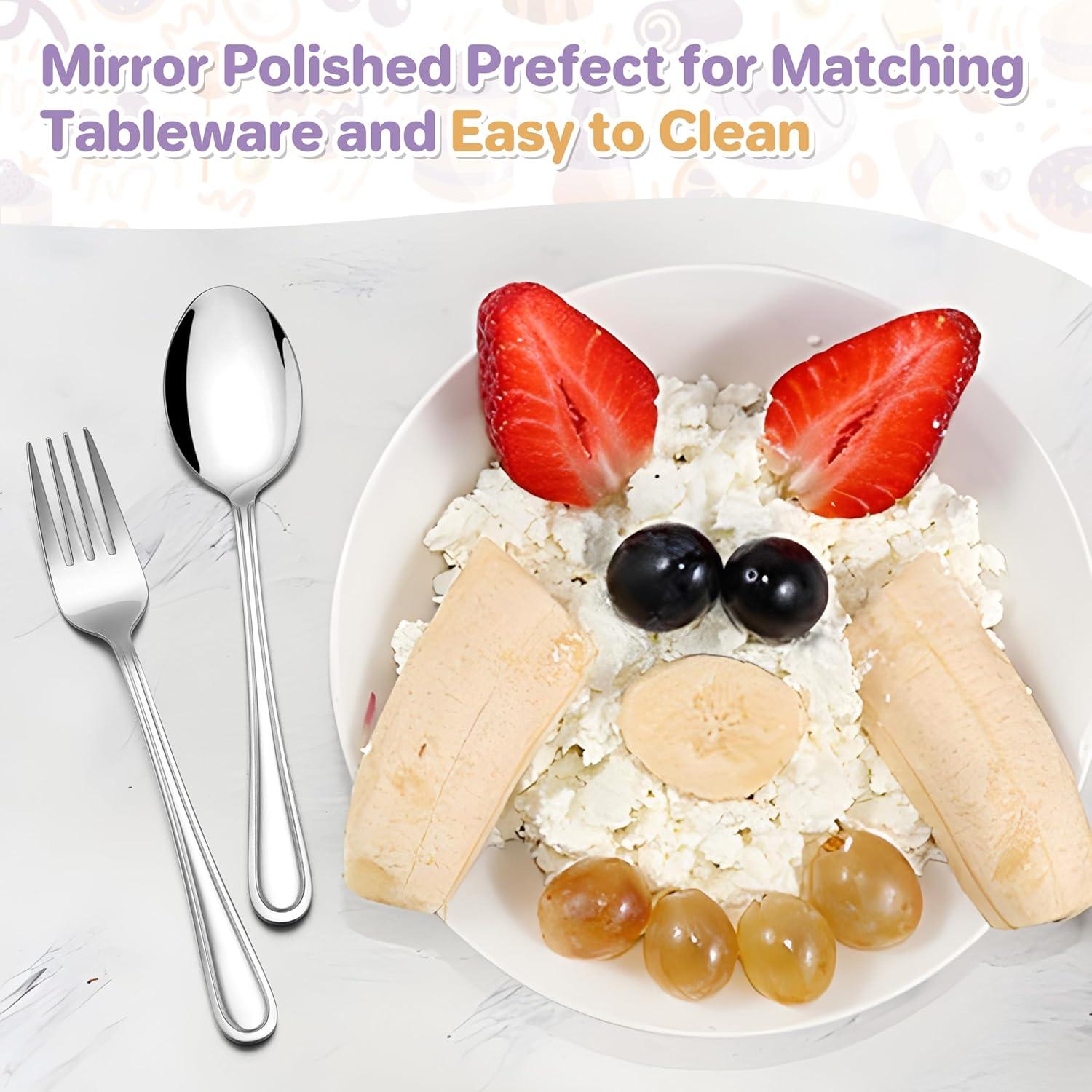 Juego de Cubiertos para Niños HaWare 10 Piezas Acero Inoxidable