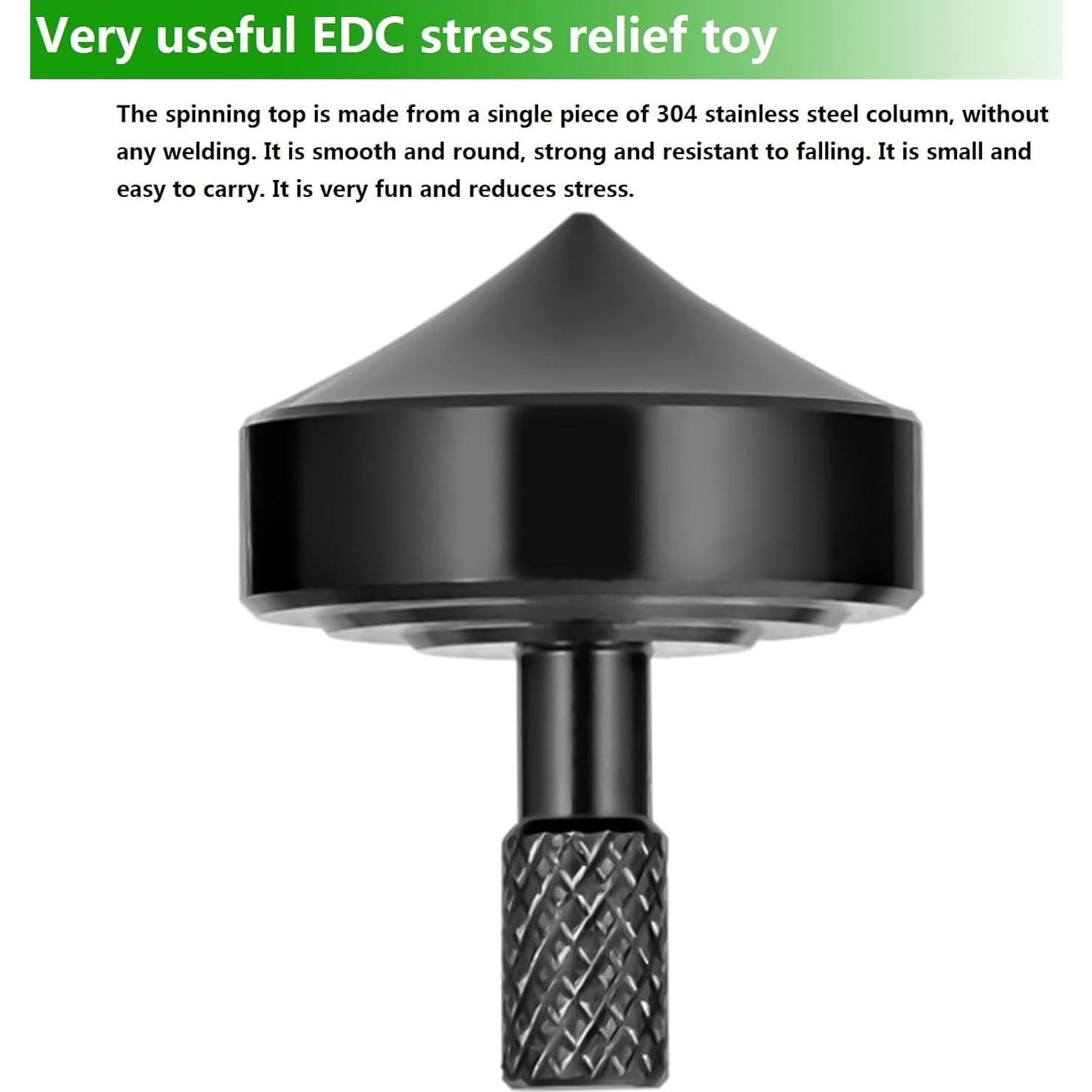 Trompo Mini de Acero Inoxidable CHEETOP - Estilo Negro 1