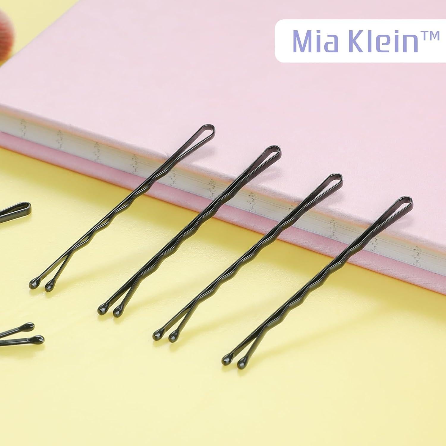 Horquillas para el Cabello Mia Klein 60PCS 5cm Negro