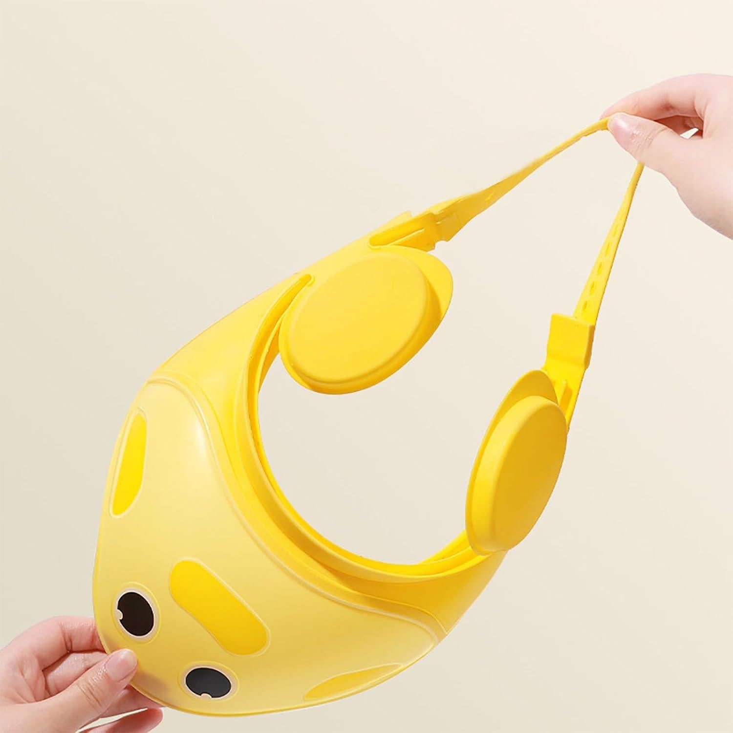 Gorro de Ducha Ajustable para Bebés y Niños - Rosa