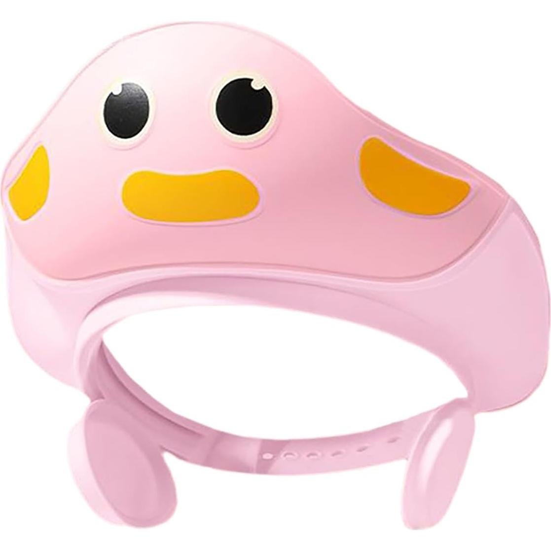 Gorro de Ducha Ajustable para Bebés y Niños - Rosa