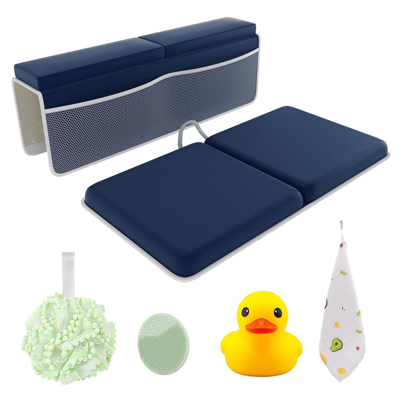 Almohadilla para Baño Sleepah con Espuma de Memoria Azul