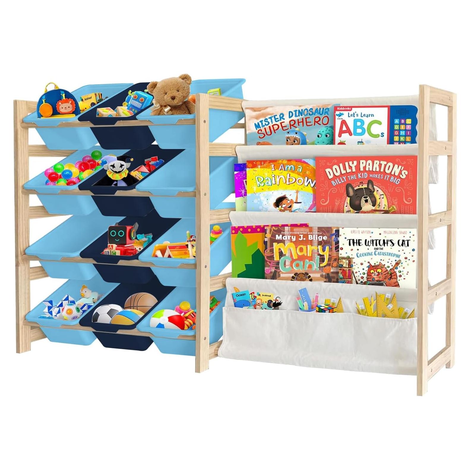 Organizador de Almacenamiento de Juguetes EXPERLAM - 12 Contenedores