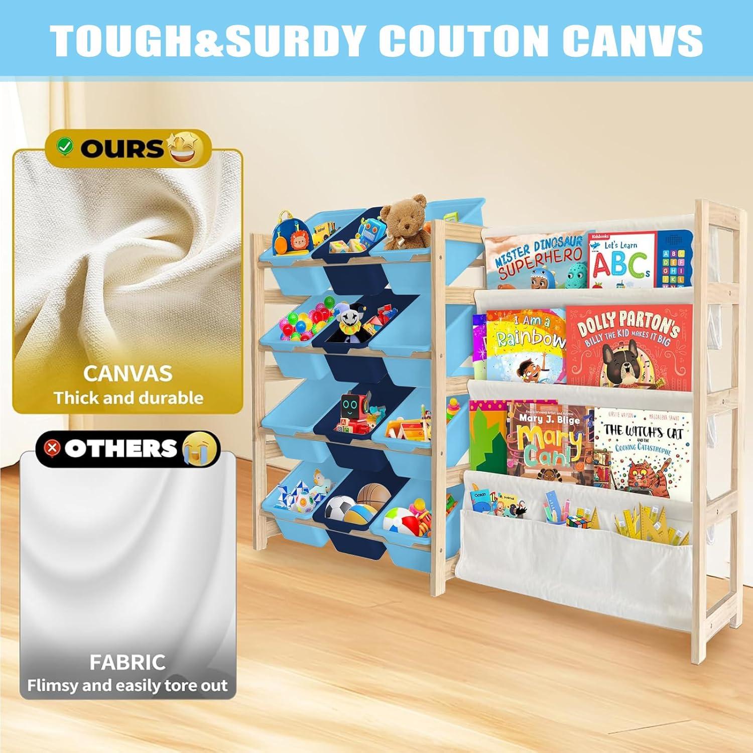 Organizador de Almacenamiento de Juguetes EXPERLAM - 12 Contenedores