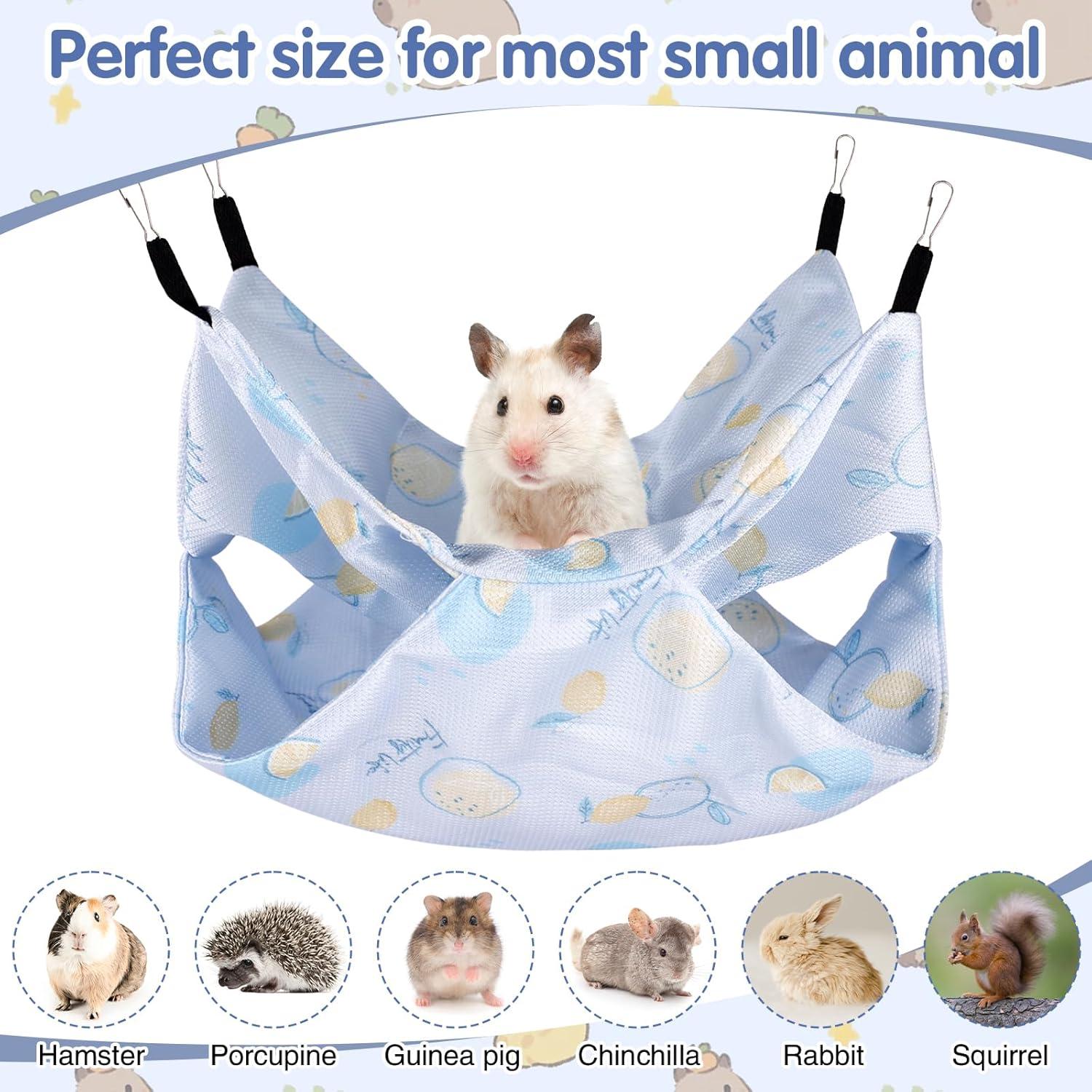 Hamaca de verano Fnaobai para hurones y ratas, 28x28cm, Azul