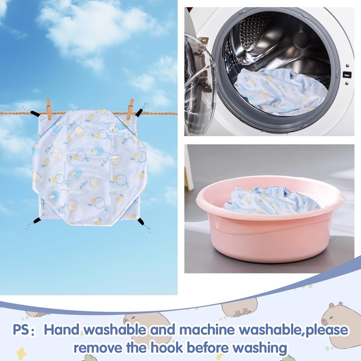 Hamaca de verano Fnaobai para hurones y ratas, 28x28cm, Azul