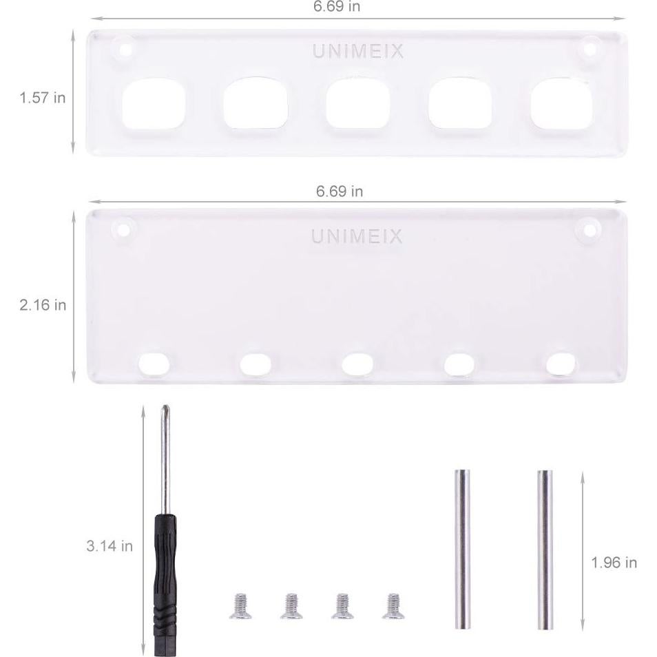 Cepillos de Mezcla de Tinta UNIMEIX - 5 Piezas Ergonómicos