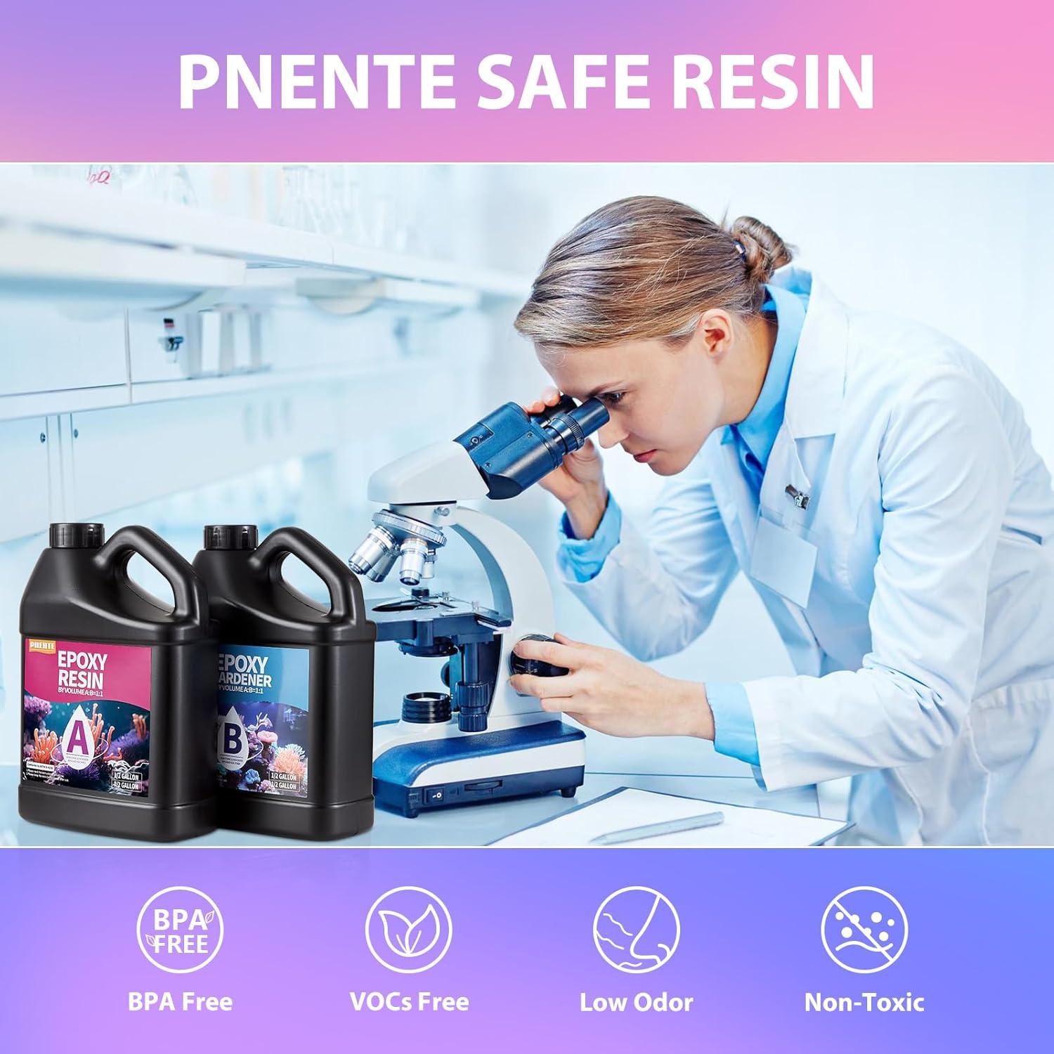 Kit de Resina Epóxica Pnente 1 Galón - Autonivelante y UV