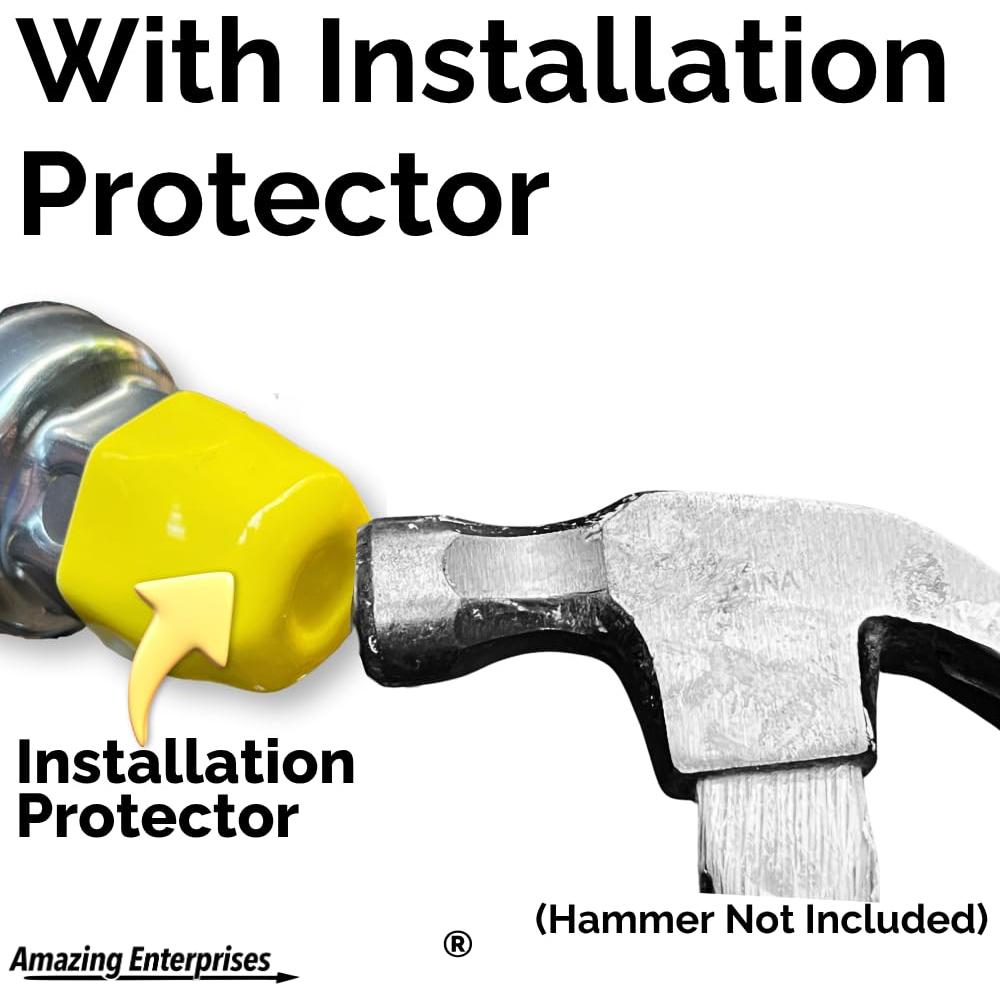 Cubiertas de Tuercas de Rueda Alcoa 3 Piezas Acero Inoxidable