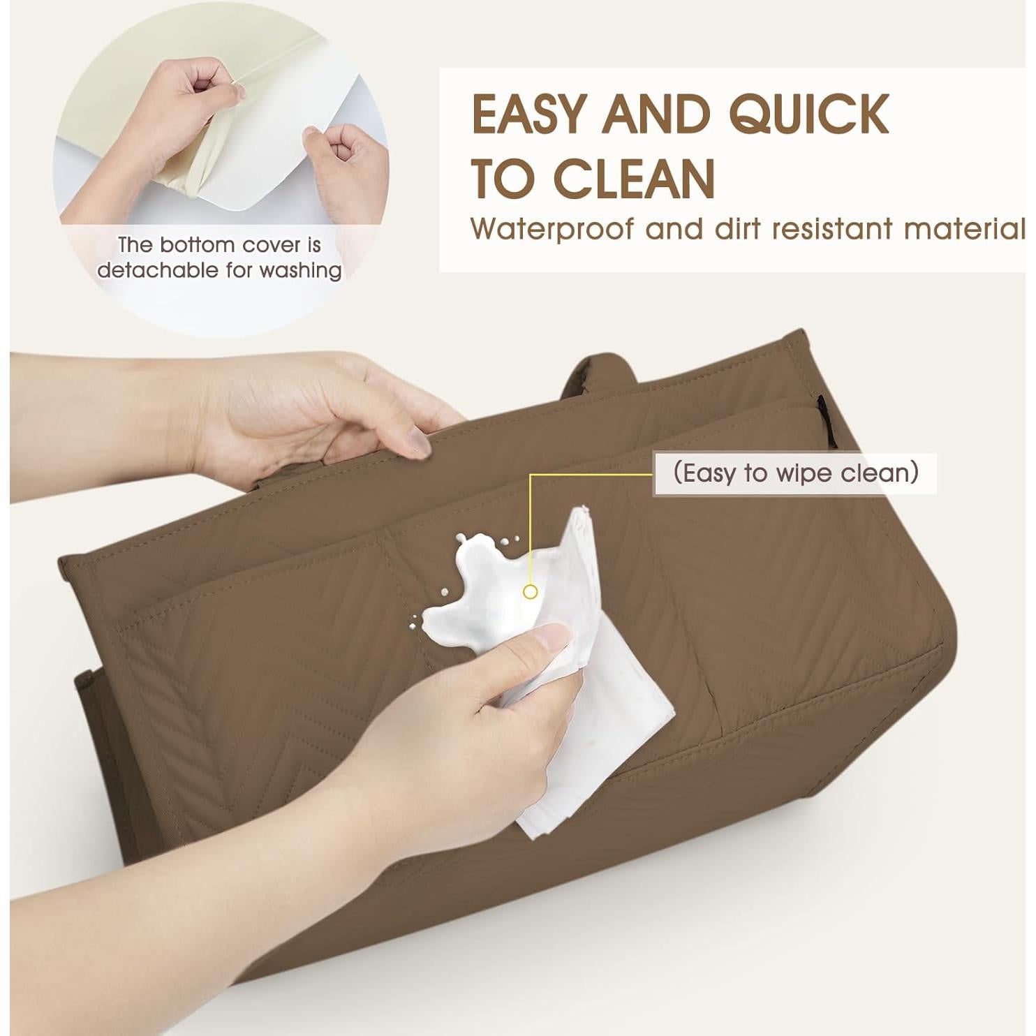 Organizador de Pañales Skycase Marrón Plegable 37x22x17 cm