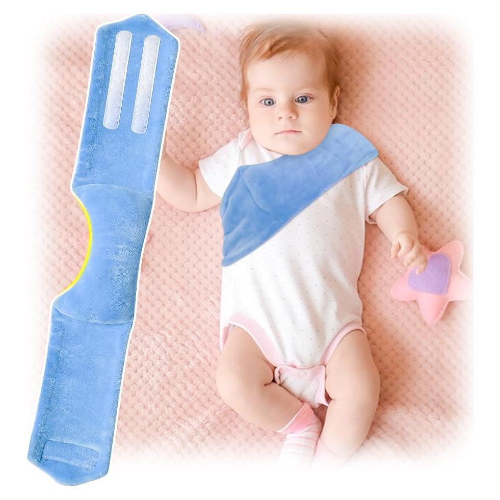 Torticollis Pillows for Infants Neck Support Newborn Toddler Car Seat Head Positioner for Traveling Sleeping Baby Kid Head Correction Adjustable Soft Cusion