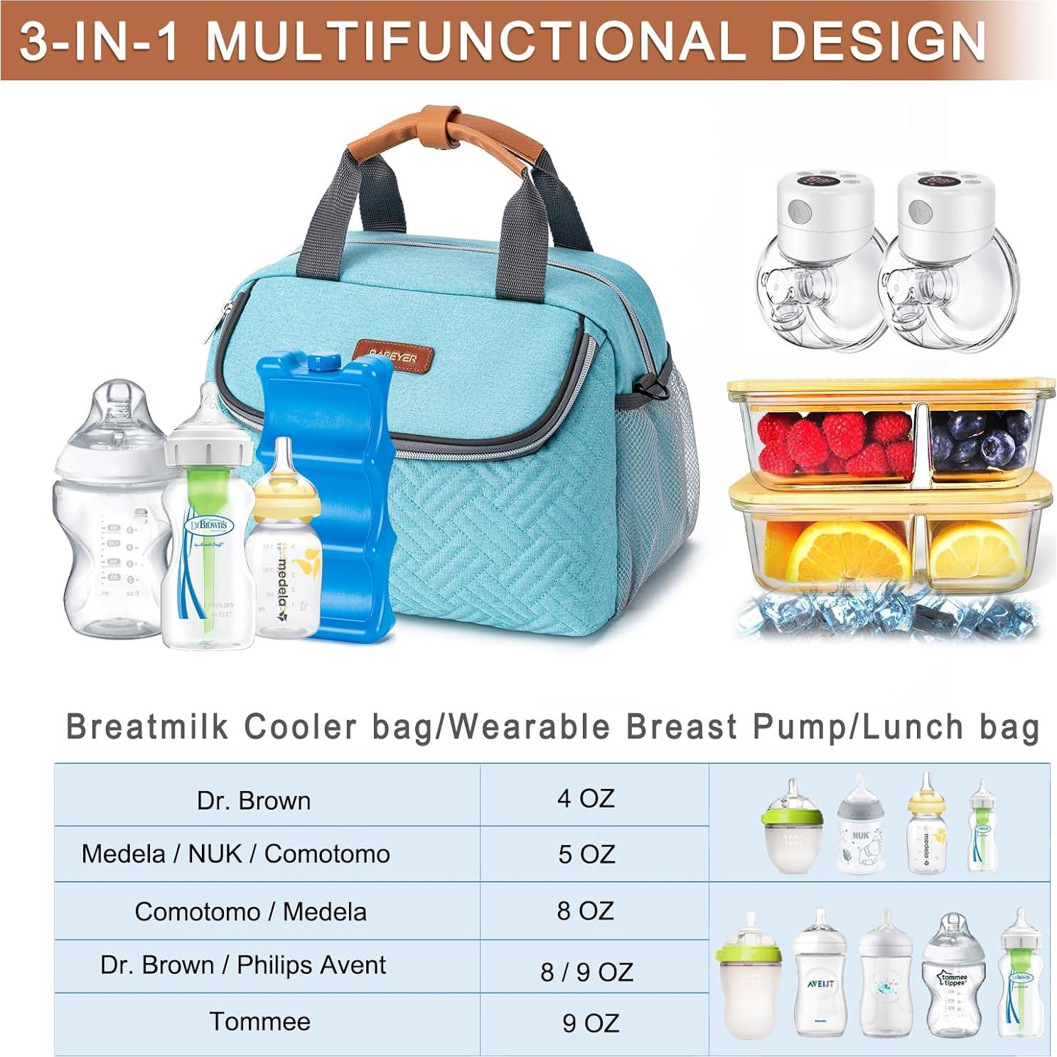 Bolsa de Enfriamiento de Leche Materna BABEYER Aqua 9.5L