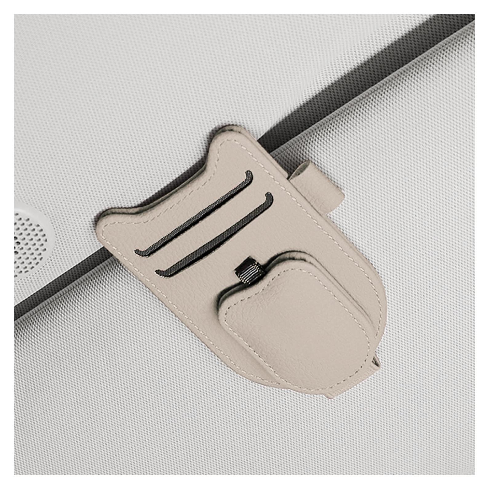 Soporte de Gafas de Sol para Coche fccairms Beige Magnético