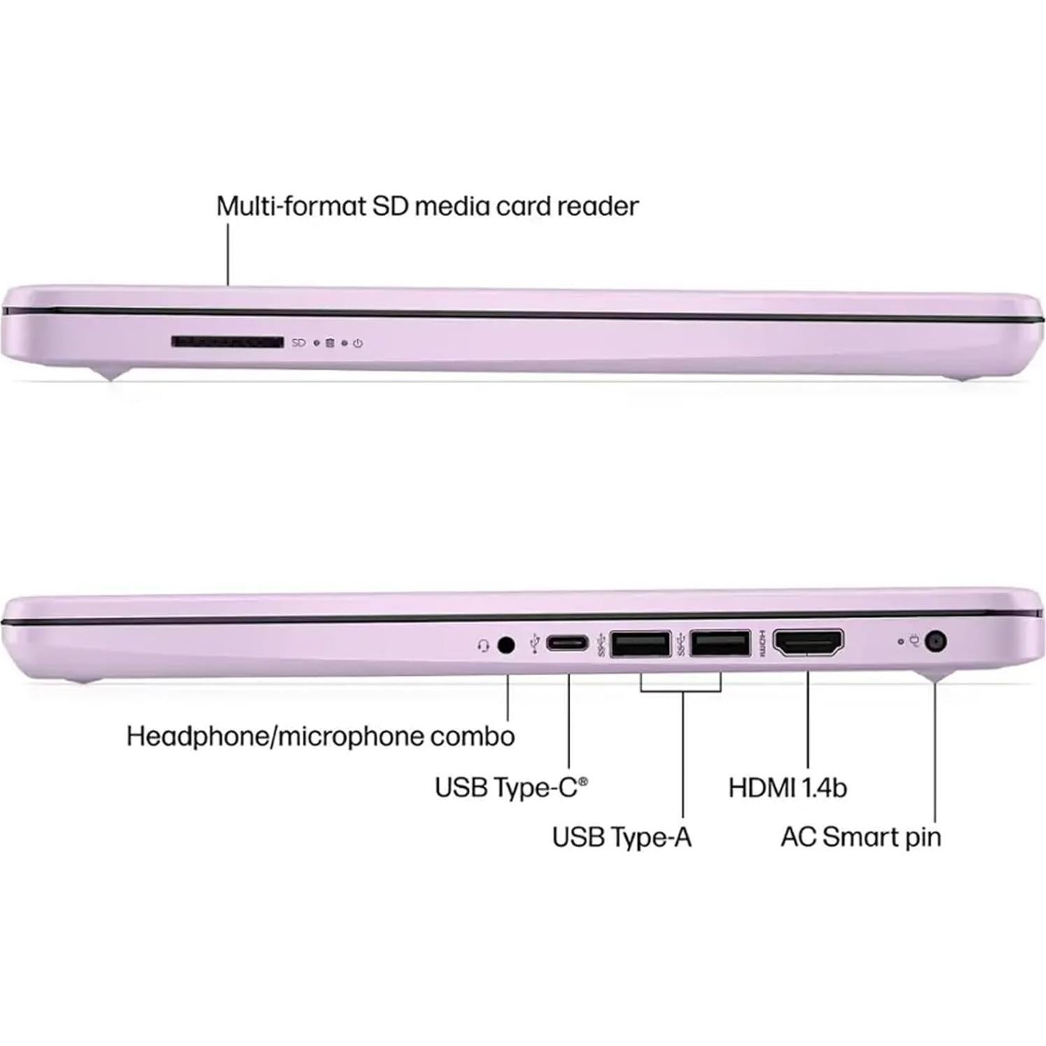 Portátil HP 14" HD Intel N150 4GB RAM 256GB SSD Windows 11