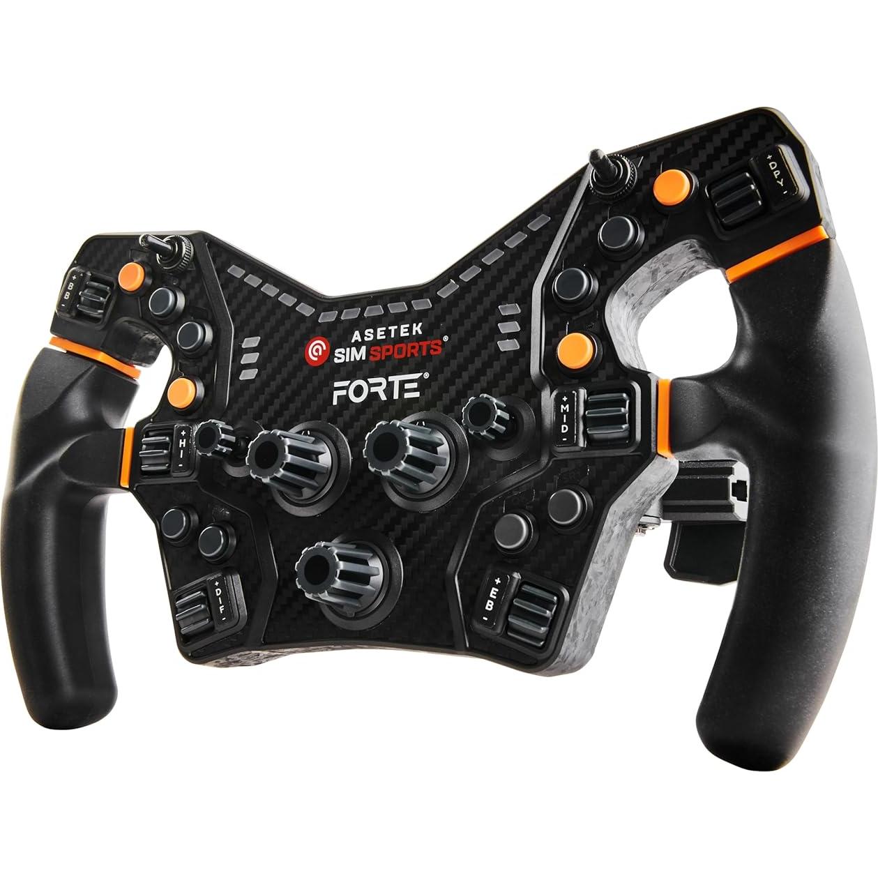 Volante de Simulación Asetek Forte Formula para PC - Alta Precisión