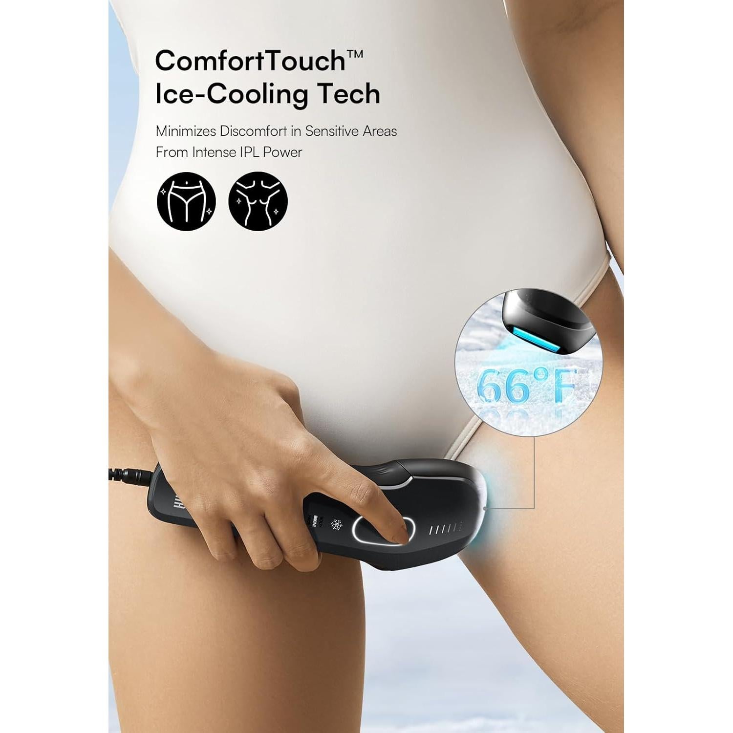 Eliminador de Vello Láser INIA HAUTE Pro IPL Indoloro 308g