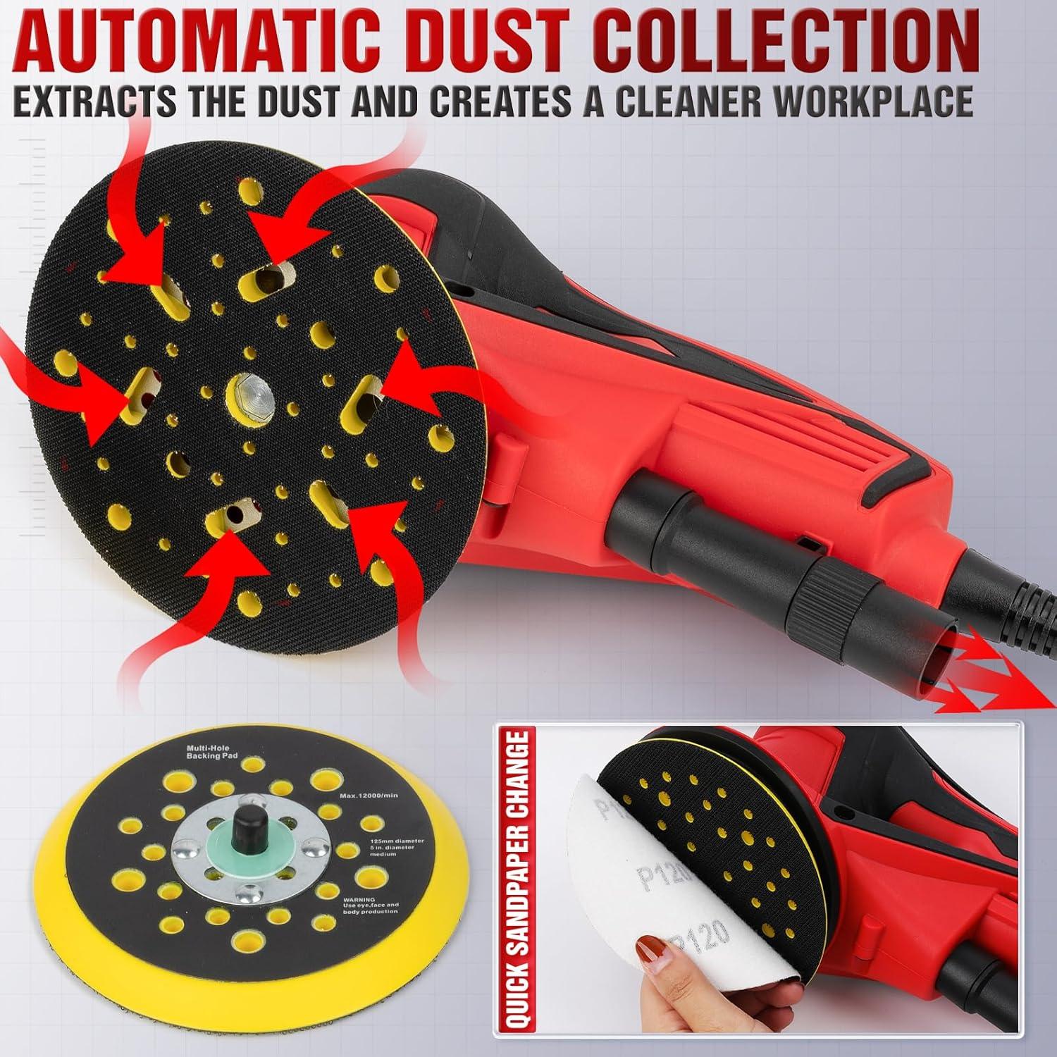 Lijadora Orbital Eléctrica Autolock 350W 10000RPM 5/6"