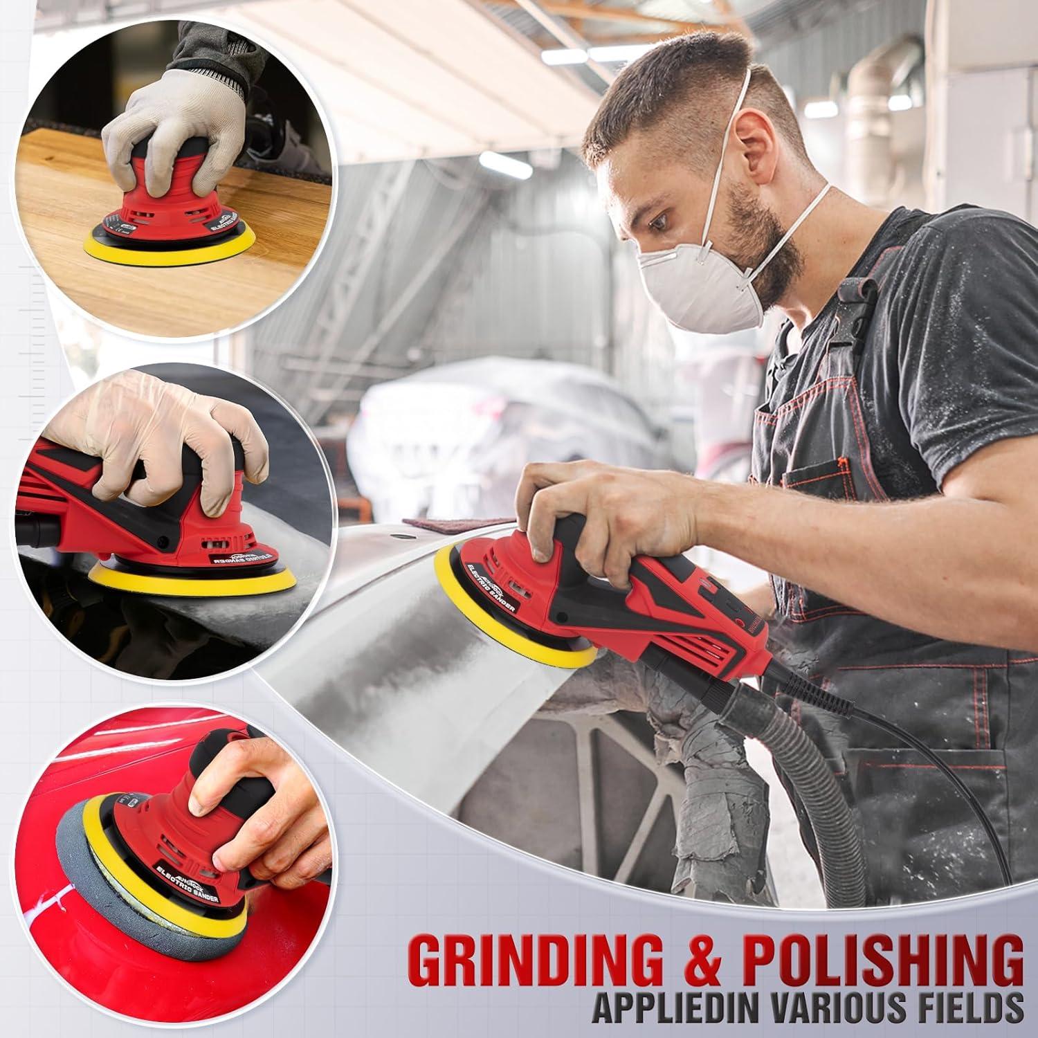 Lijadora Orbital Eléctrica Autolock 350W 10000RPM 5/6"