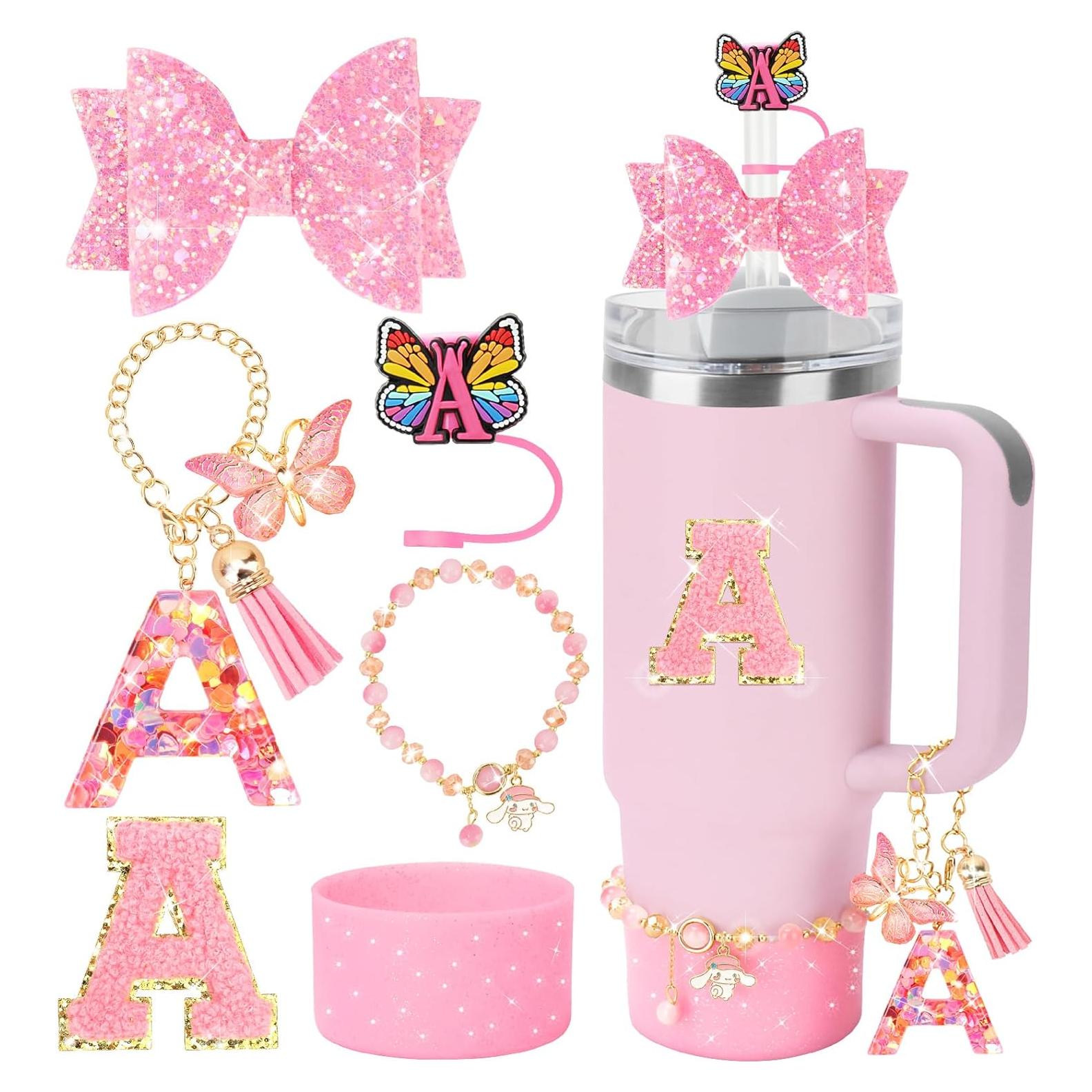 Conjunto de Accesorios para Taza Stanley Nuozme 6 Piezas Rosa