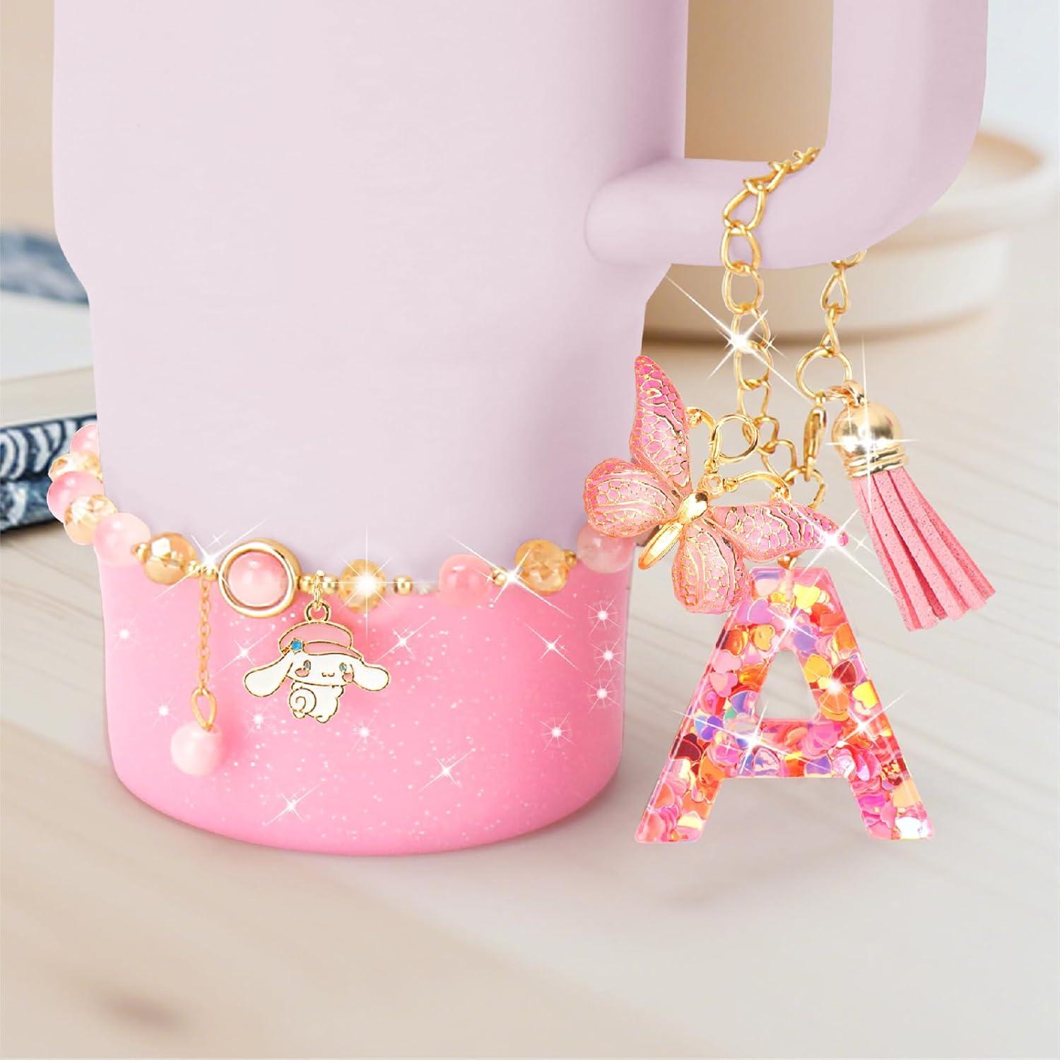 Conjunto de Accesorios para Taza Stanley Nuozme 6 Piezas Rosa