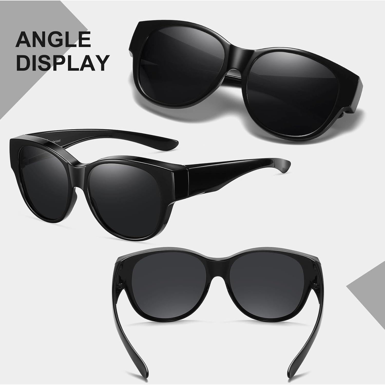 Gafas de sol HAOLOTA Fit Over para mujeres polarizadas UV400