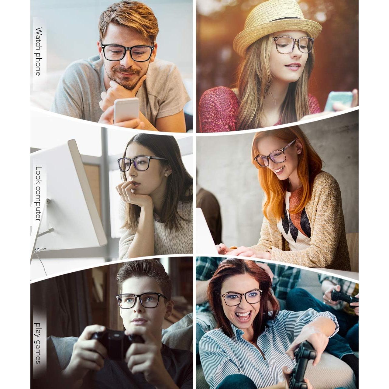 Gafas de Bloqueo de Luz Azul MEETSUN Unisex UV400 Tortuga