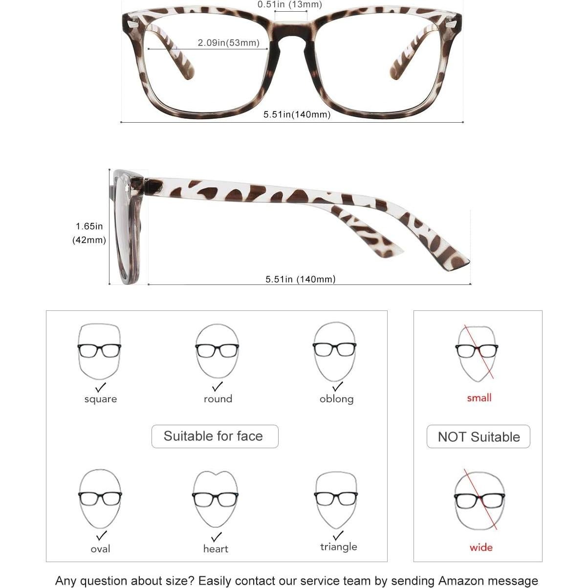 Gafas de Bloqueo de Luz Azul MEETSUN Unisex UV400 Tortuga