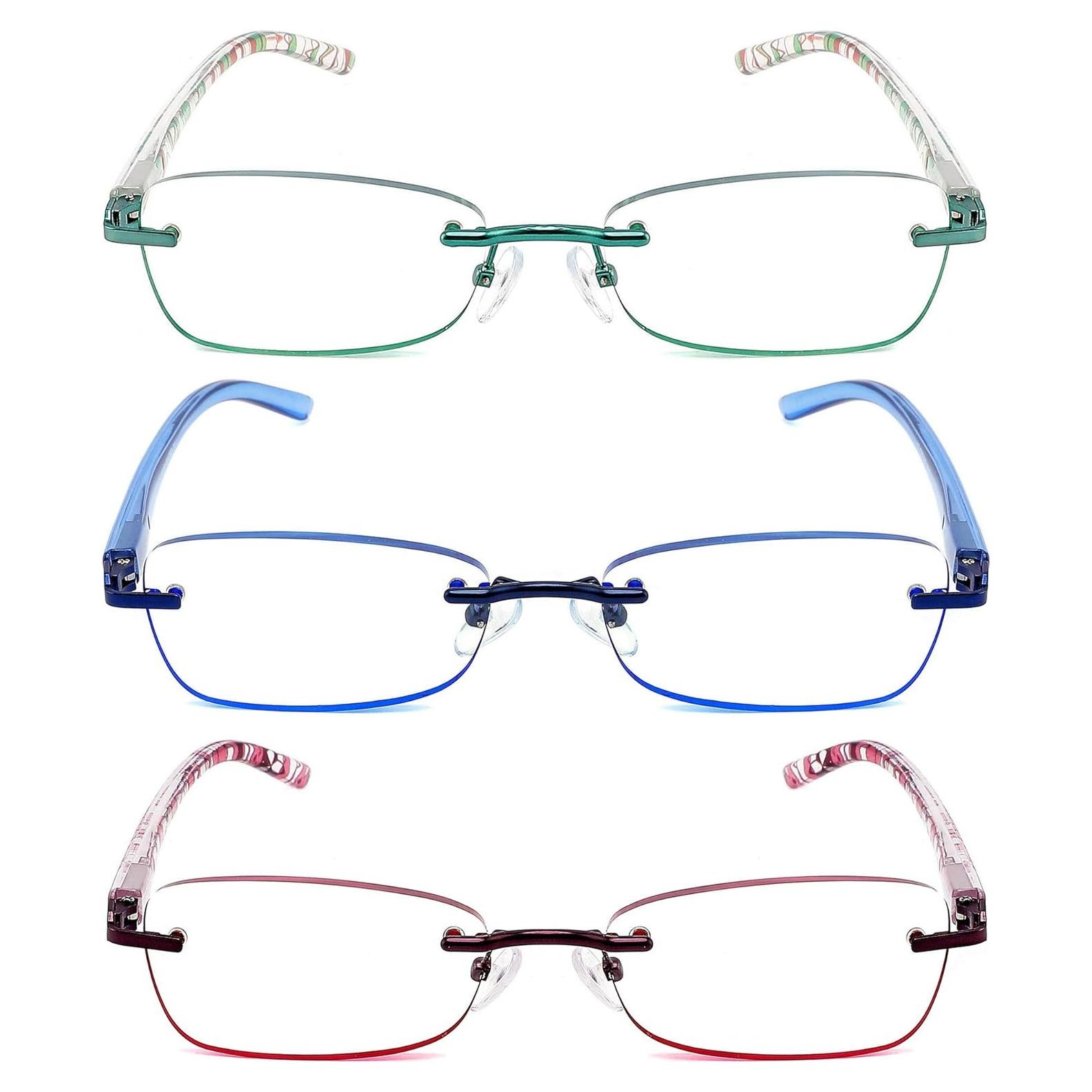 Gafas de Lectura Anti Luz Azul JJWELL 1.00 para Mujeres