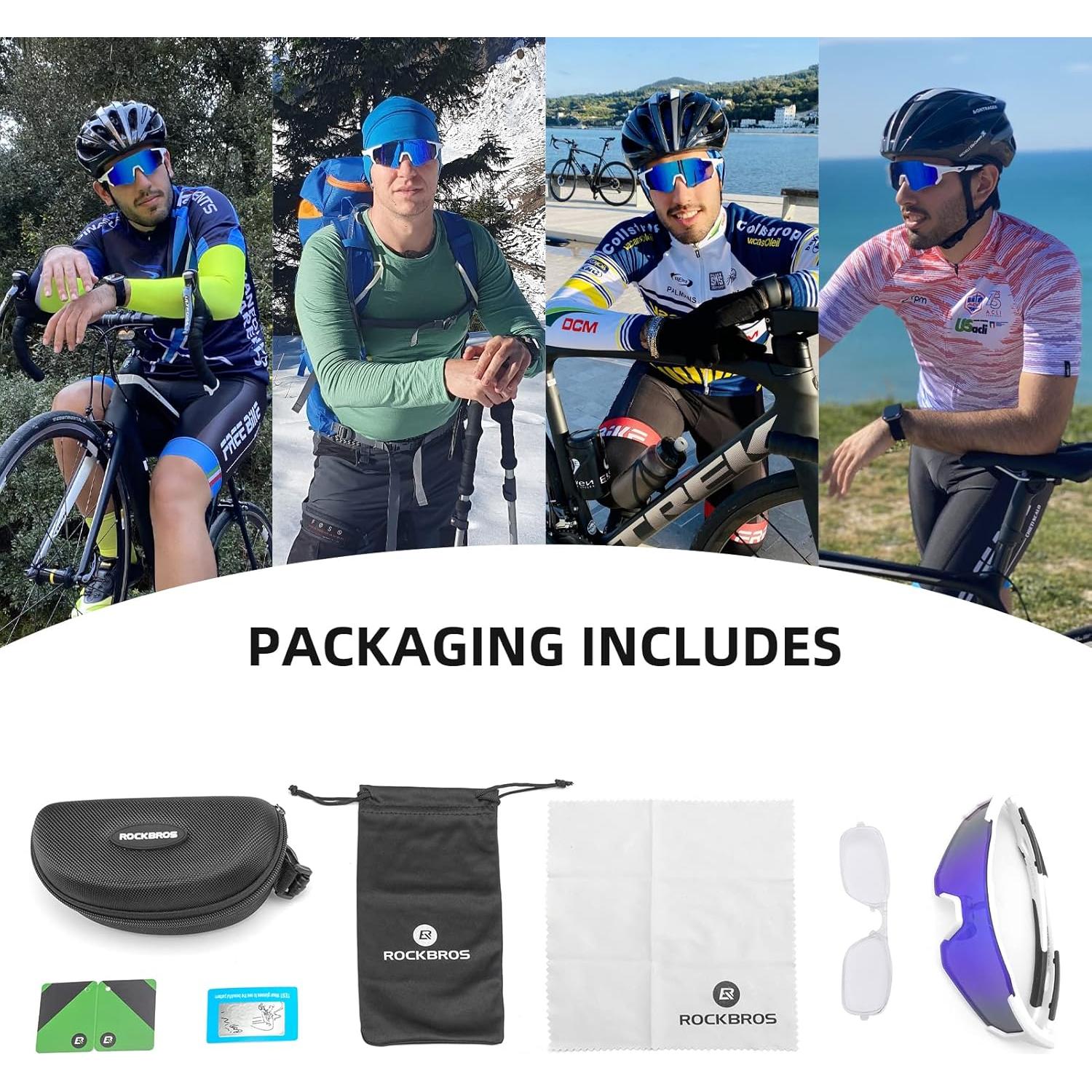 Gafas de sol polarizadas ROCKBROS UV400 para ciclismo y pesca