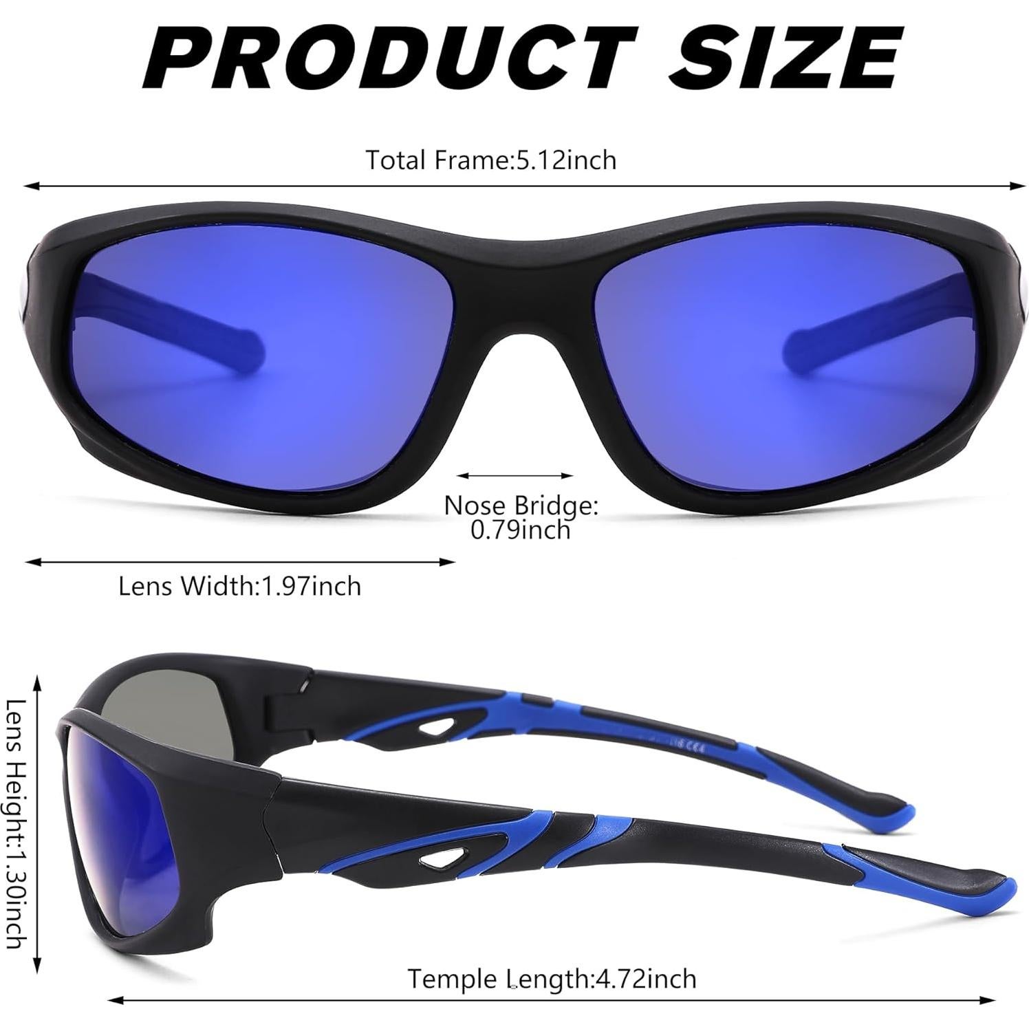 Gafas de sol Pro Acme para niños 100% UV polarizadas 55mm