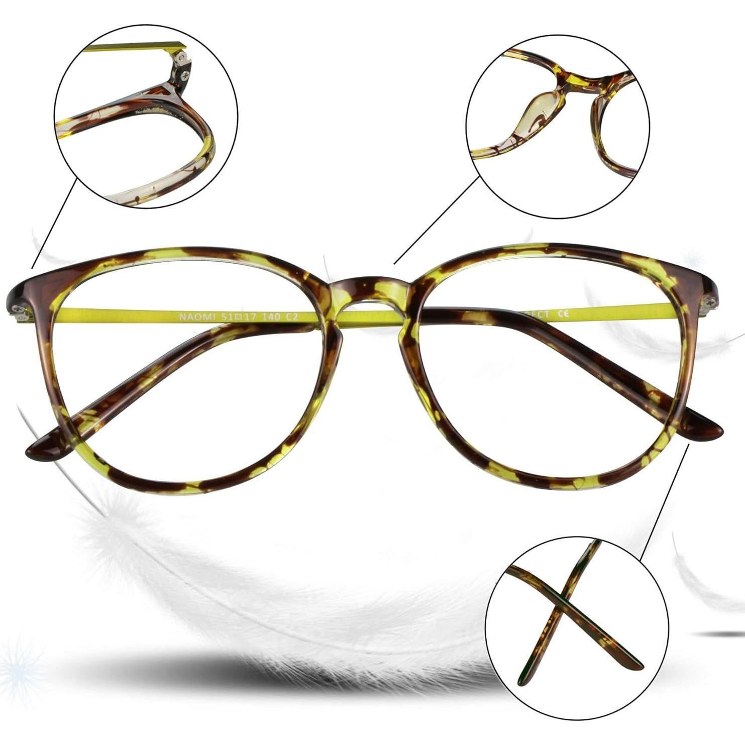 Gafas bloqueadoras de luz azul LifeArt tortuga, anti-fatiga ocular