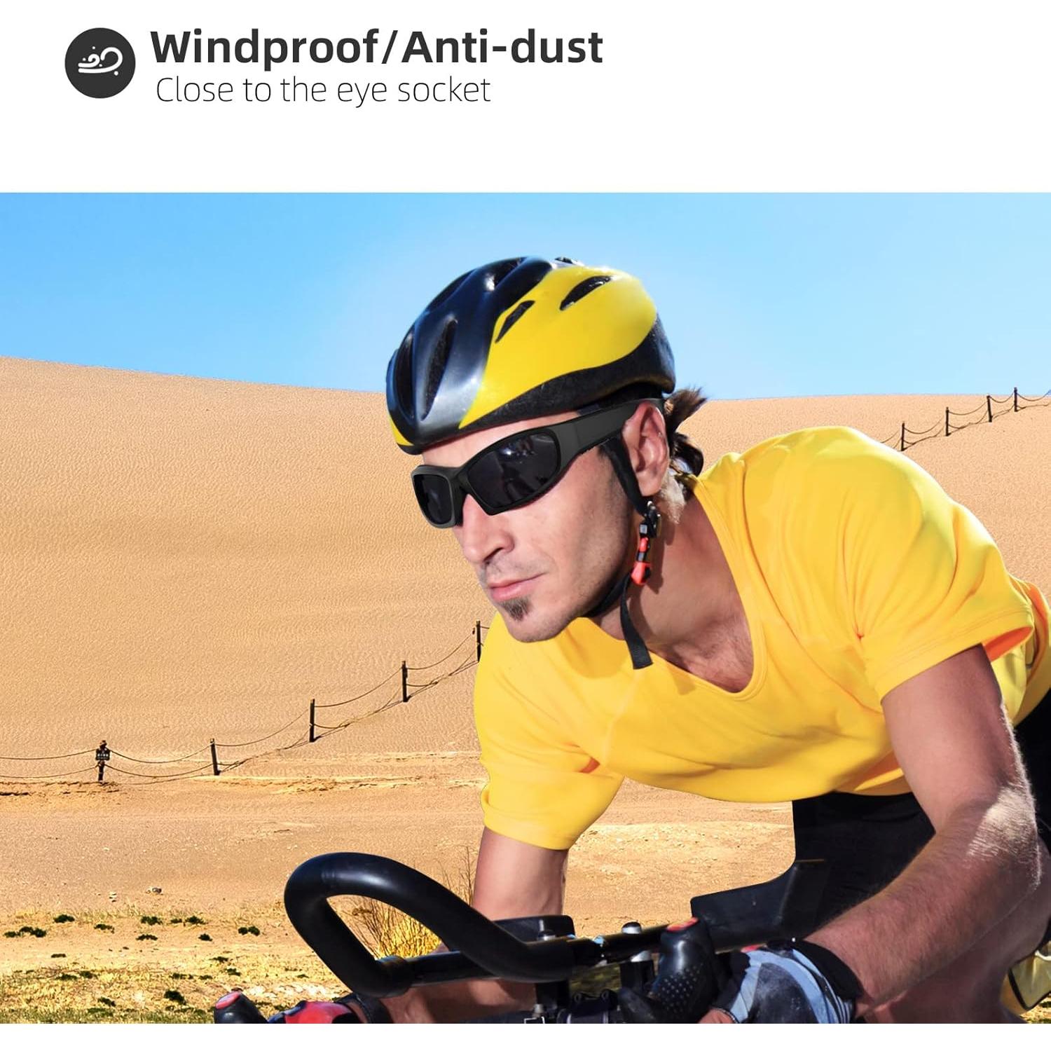 Gafas de sol Bluetooth BJ Vision 5C UV400 a prueba de viento