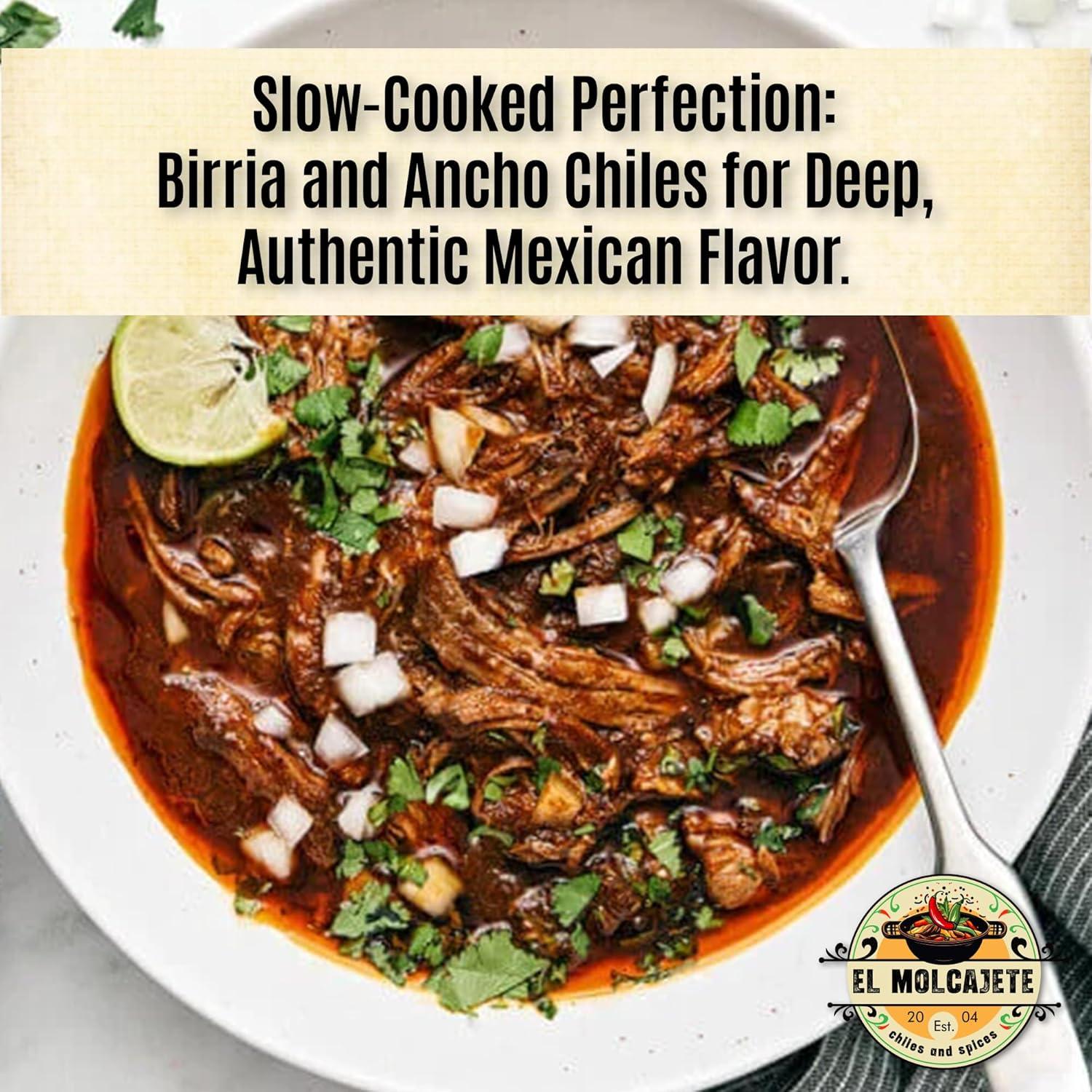 Chiles Ancho Secos 454g Todo Natural - Picante Suave y Dulce